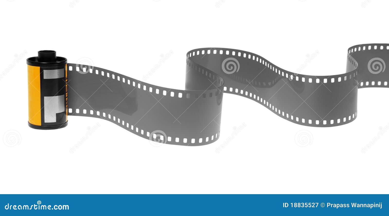 Carrete De Película Negativo Clásico De 35m M Aislado Imagen de archivo -  Imagen de retro, blanco: 18835527