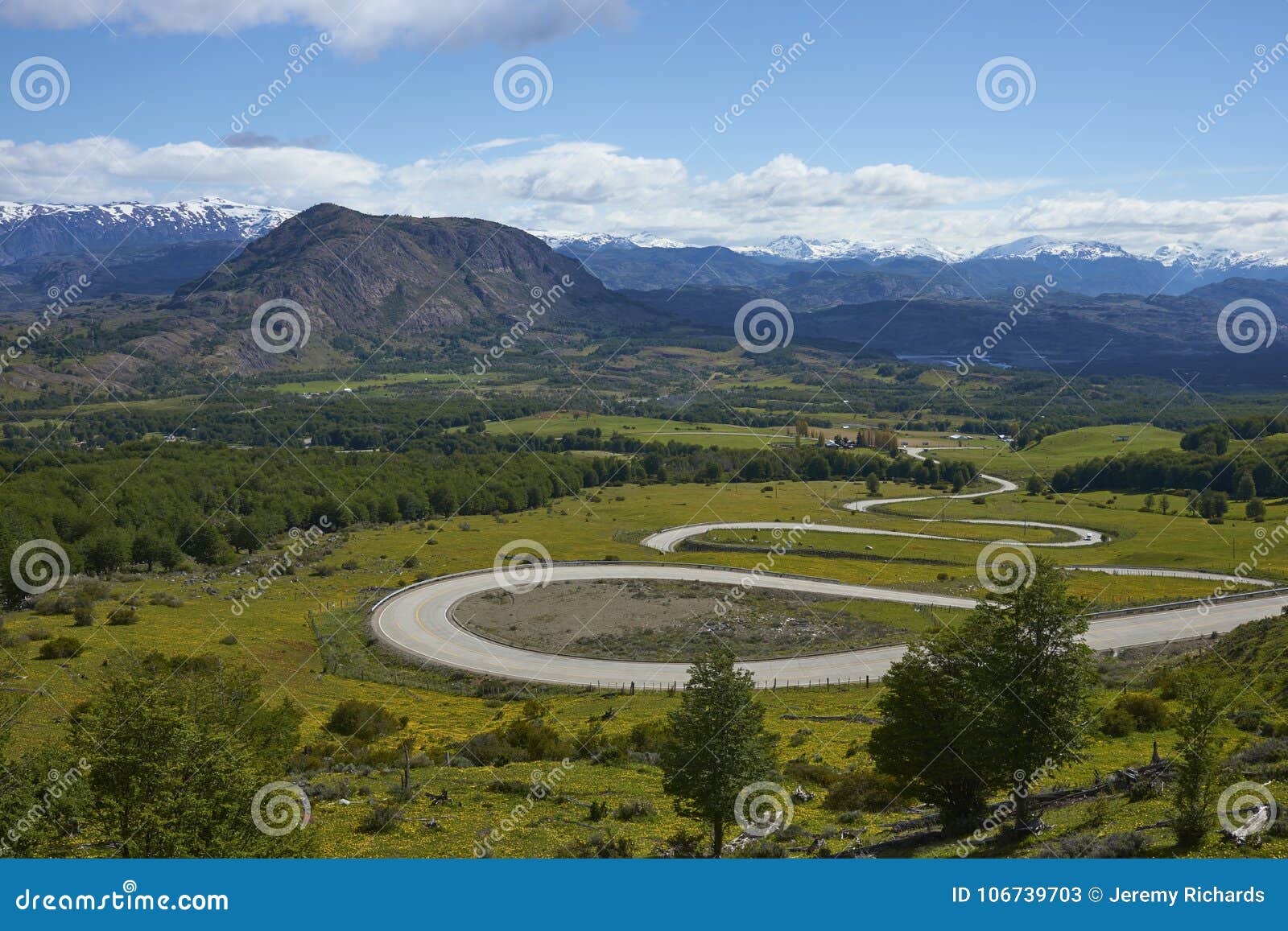 the carretera austral in northern patagonia, chile