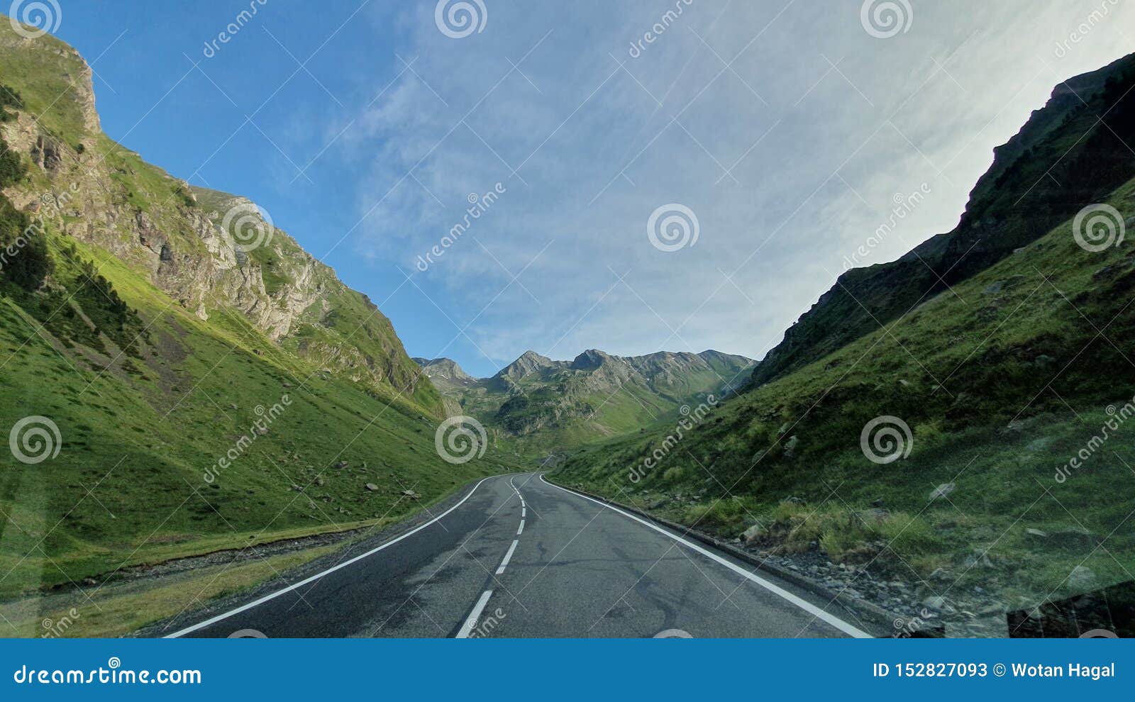 carretera por los pirineos