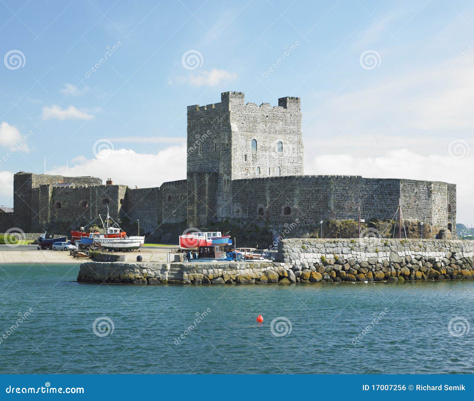 Carrickfergus Schloss in Nordirland