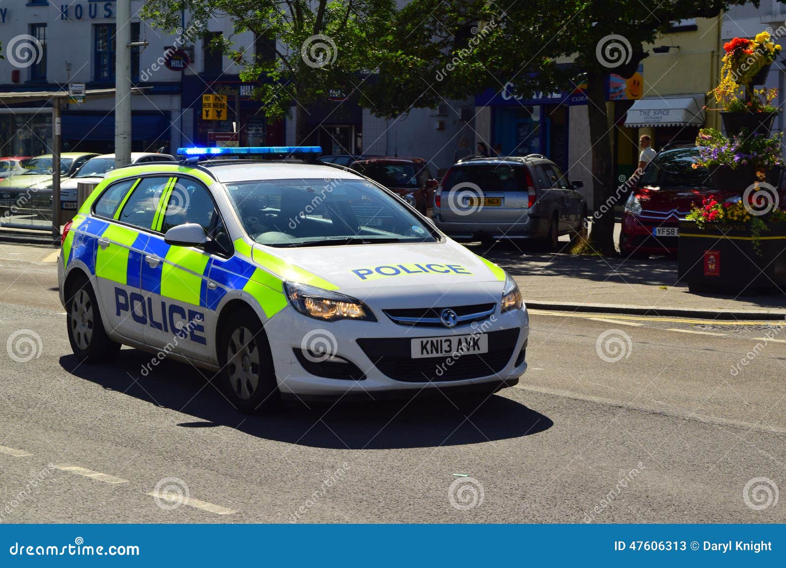 Carro De Polícia De Devon E De Cornualha Foto de Stock Editorial