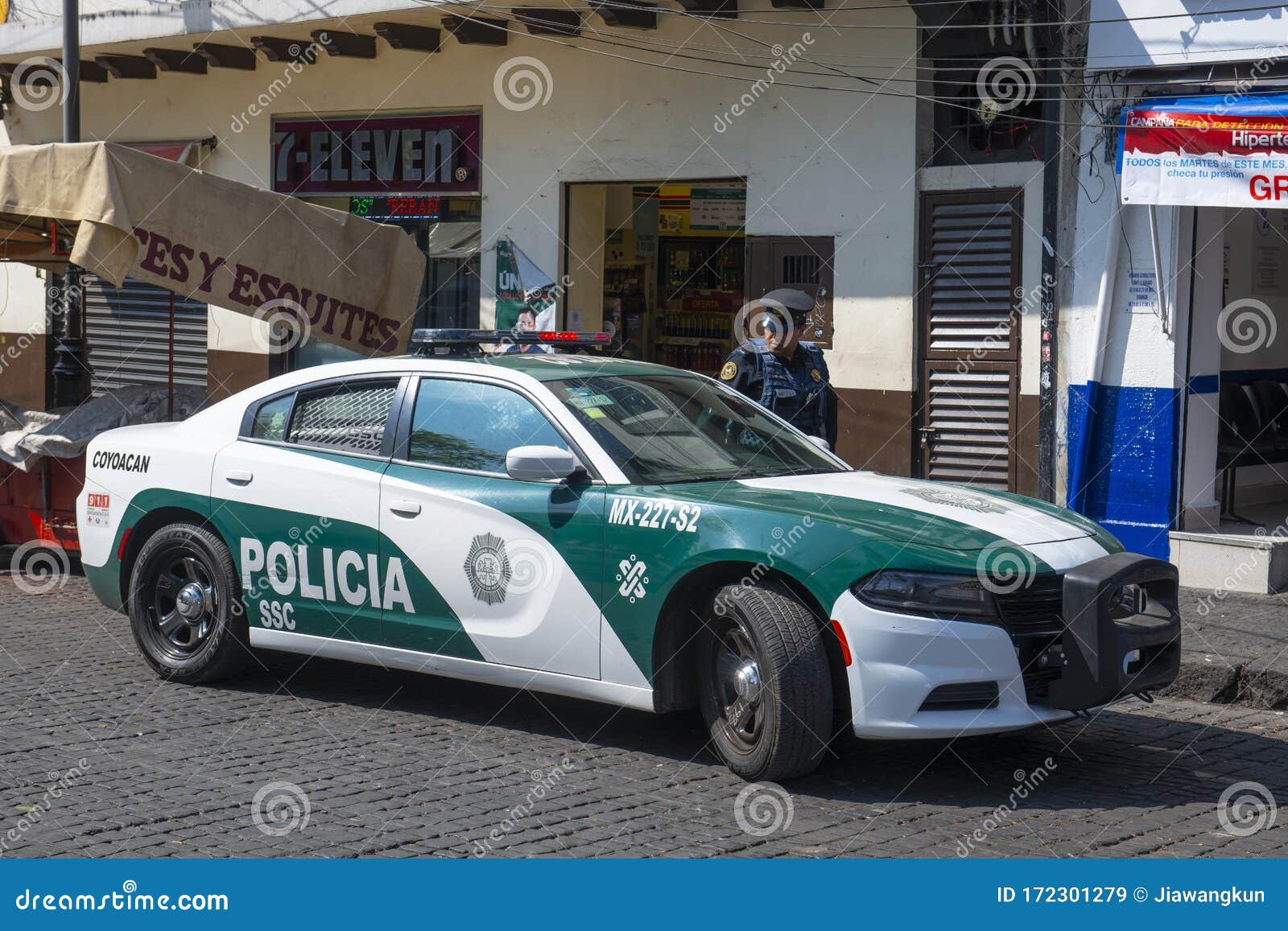 Carro Policial Na Cidade Do México De Coyoacan Imagem de Stock Editorial -  Imagem de casa, marco: 172301279