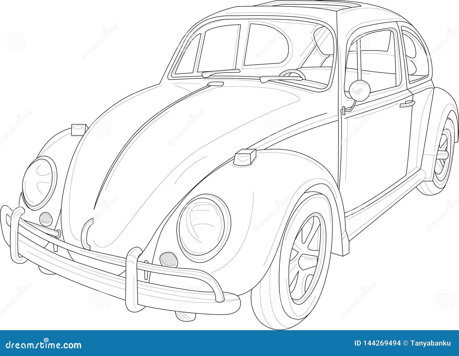 Esboço Do Carro Do Vintage, Livro Para Colorir, Desenho Preto E Branco,  Monocromático Transporte Retro Dos Desenhos Animados Ilus Ilustração do  Vetor - Ilustração de elementos, projeto: 78499966