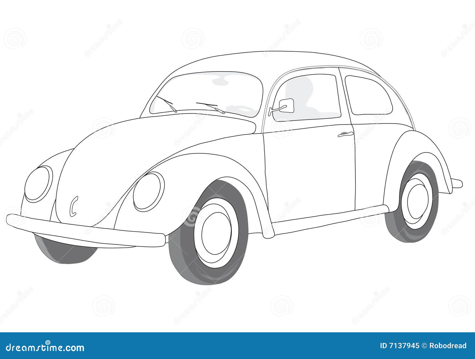 Carro (vetor) ilustração do vetor. Ilustração de mover - 7137945