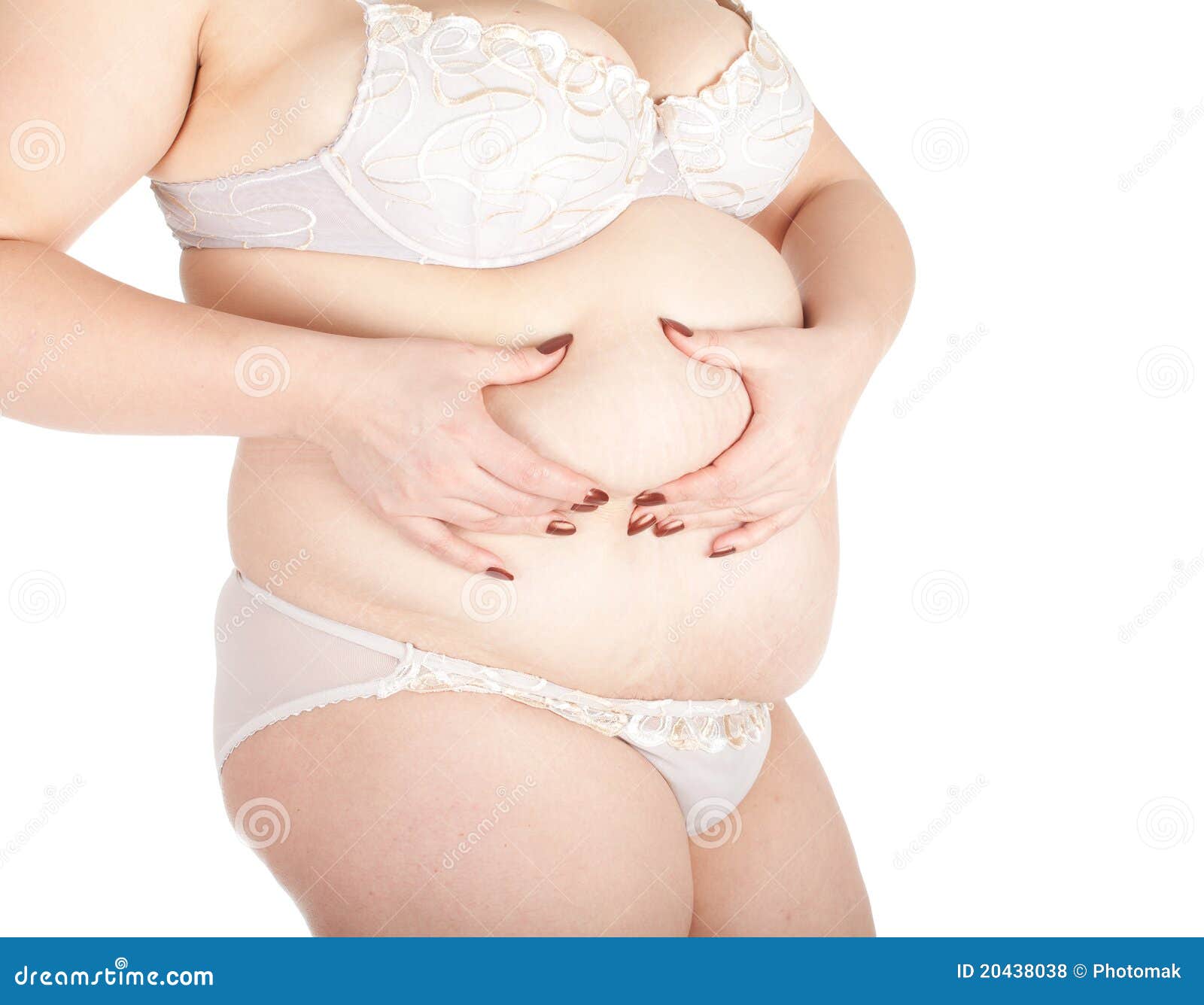 Carrocería Gorda De La Mujer En Ropa Interior Foto de archivo - Imagen de carrocería, mujer: 20438038