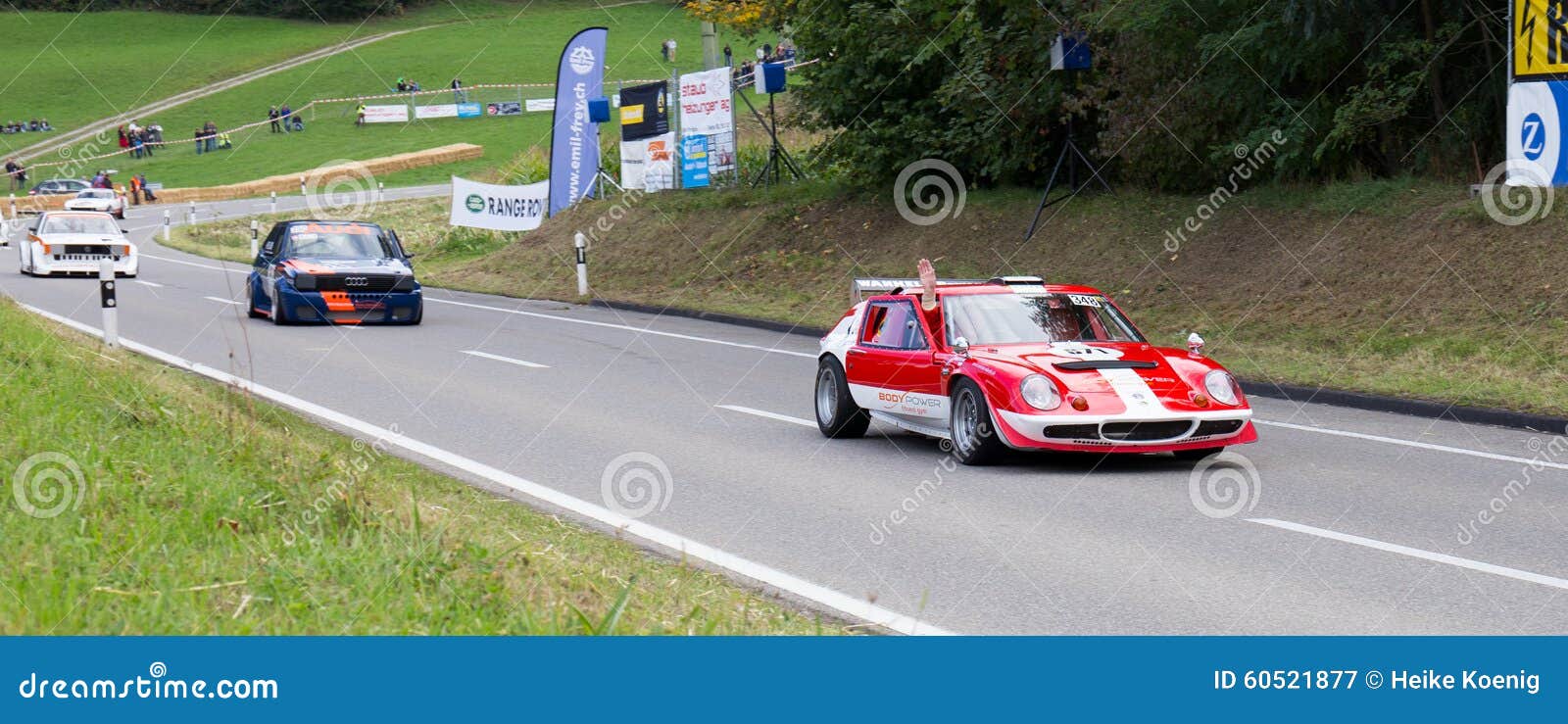 Carros De Corrida Da GT - Carros De Turismo Fotografia Editorial