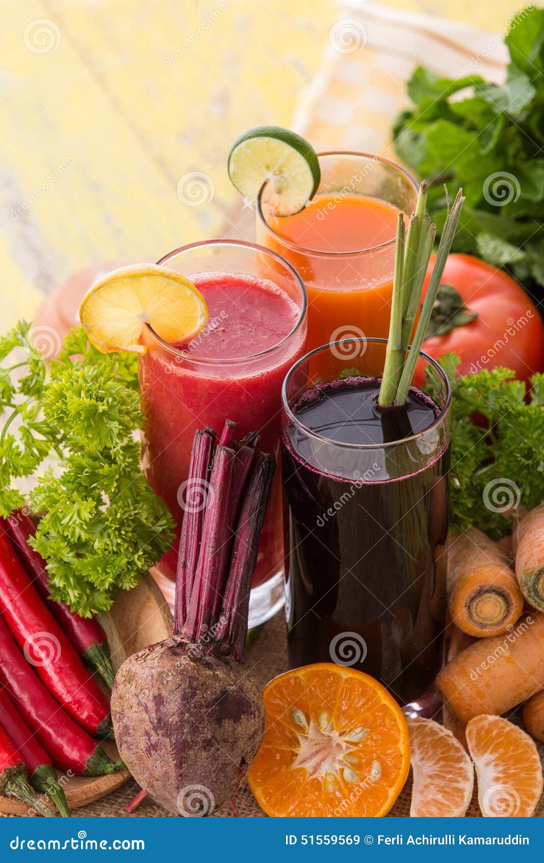 Carrot, Beet and Red Chili Pepper Mix Juice Stock Image - Image of