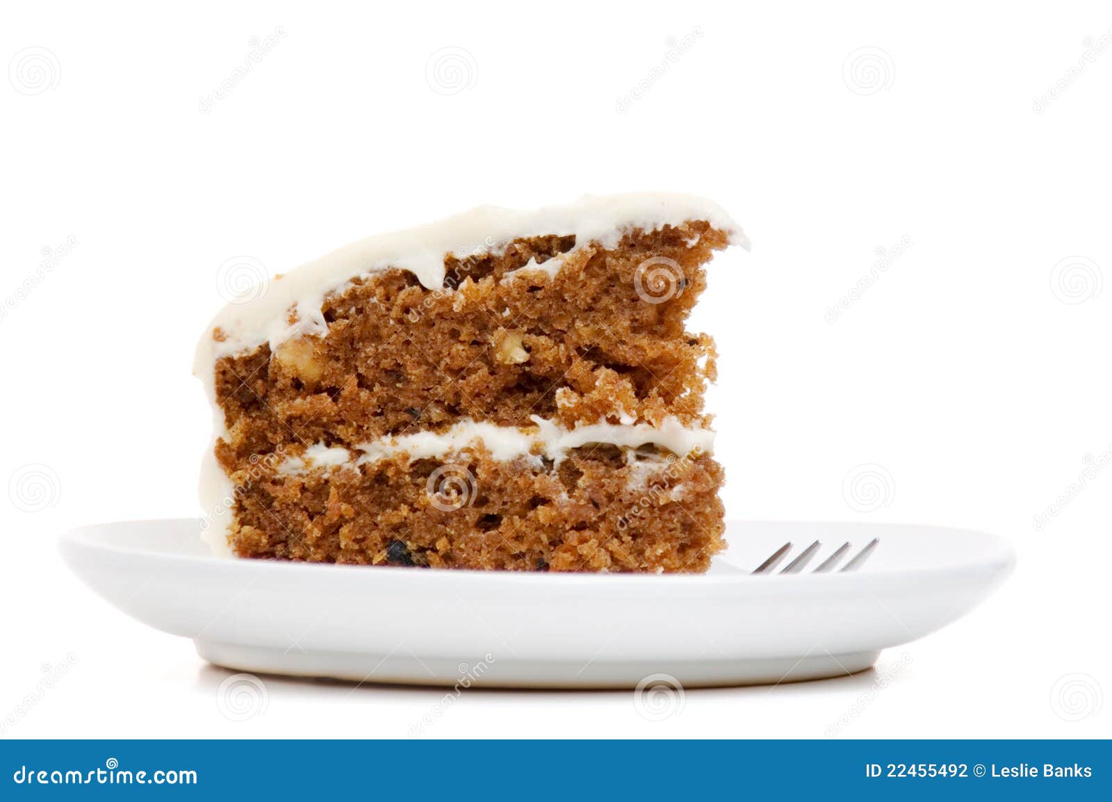 Carrot cake slice stock photo. Image of carrot, baked 22455492