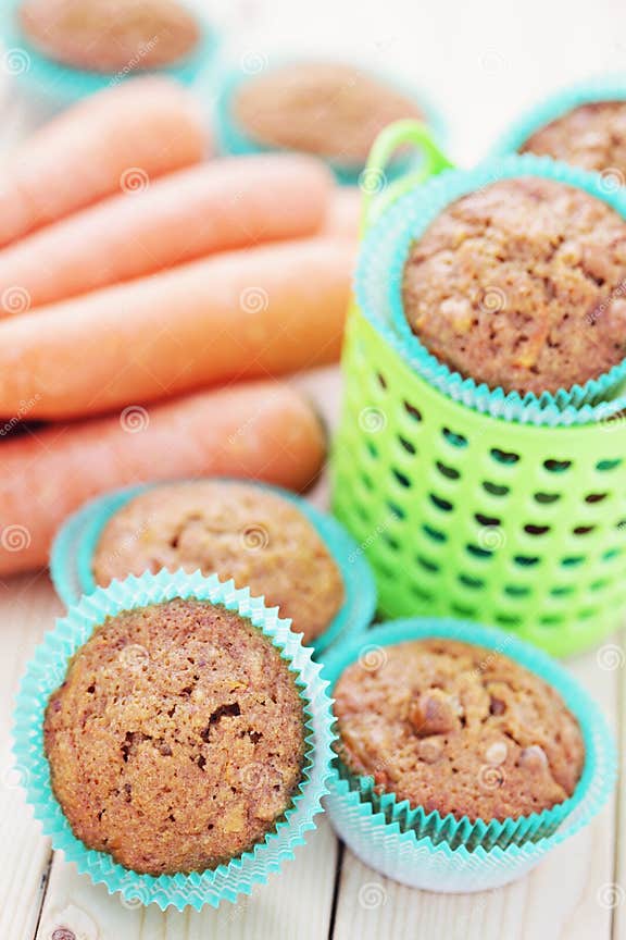 Carrot muffins stock image. Image of muffins, snack, cupcake 23368467