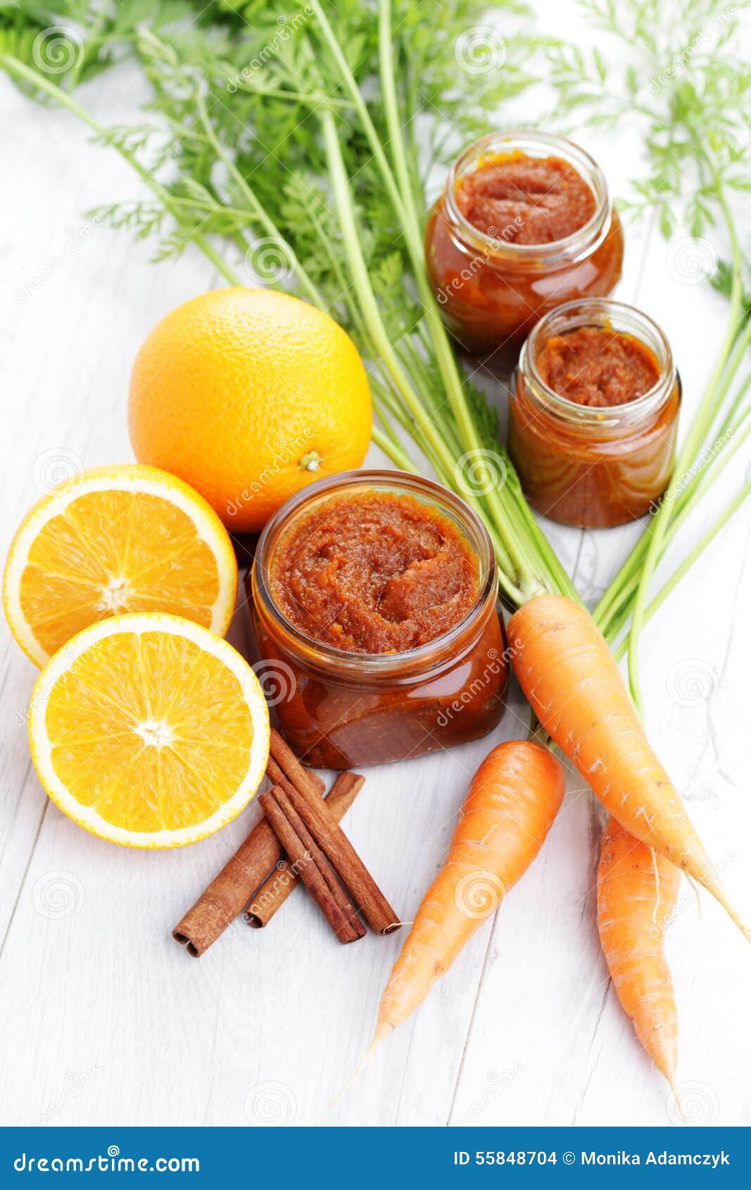 Carrot and orange jam stock photo. Image of dessert, carrot - 55848704