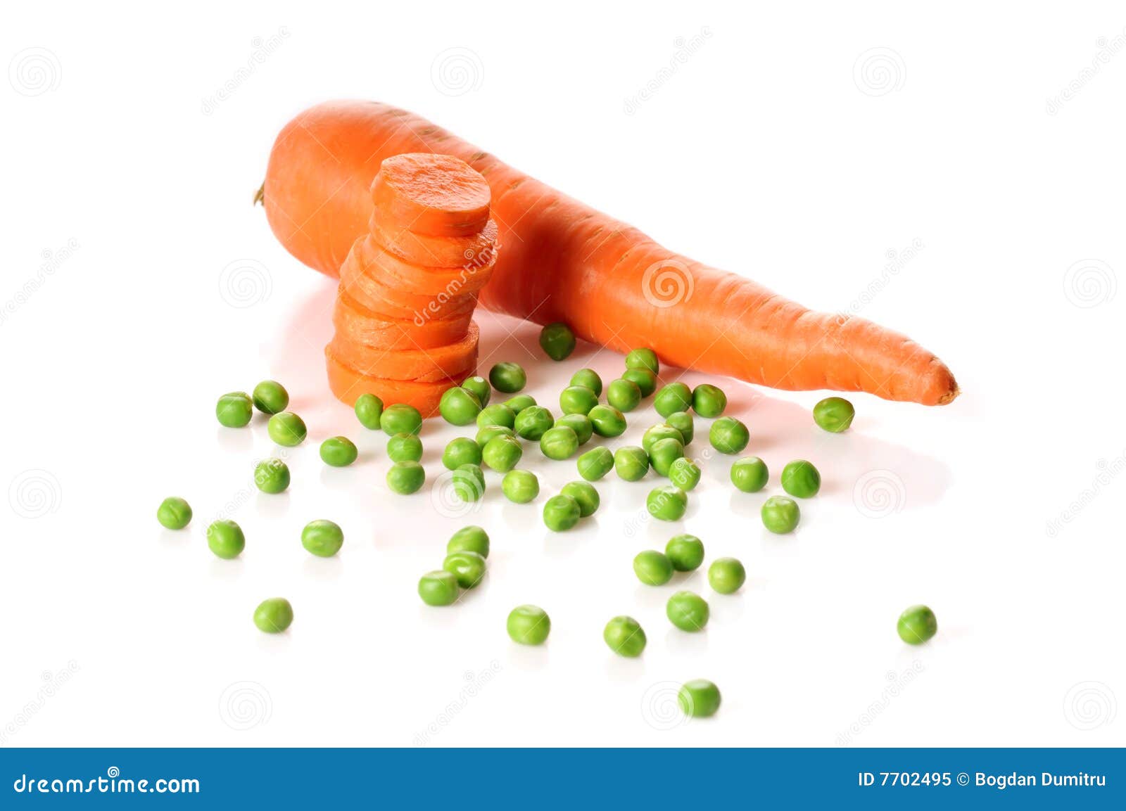 Carrot and Peas stock image. Image of vegetable, clean 7702495