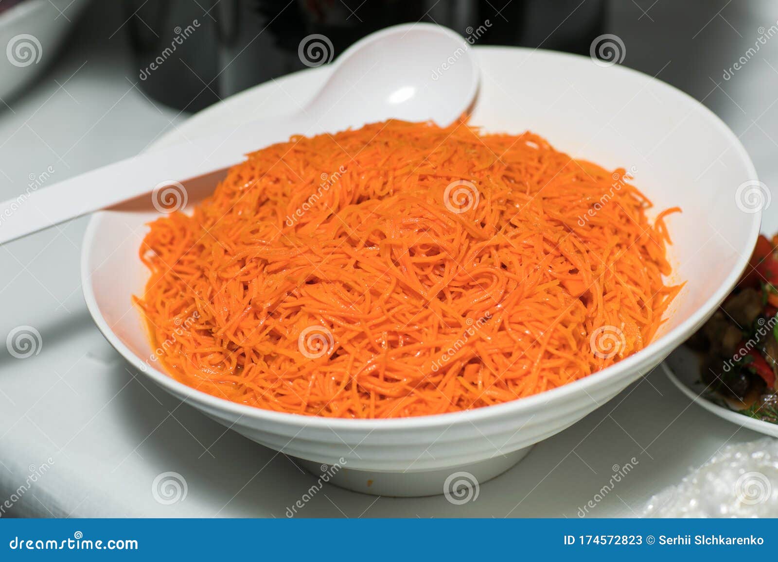 Carrot Salad with Spices. Carrots in Korean Stock Image Image of