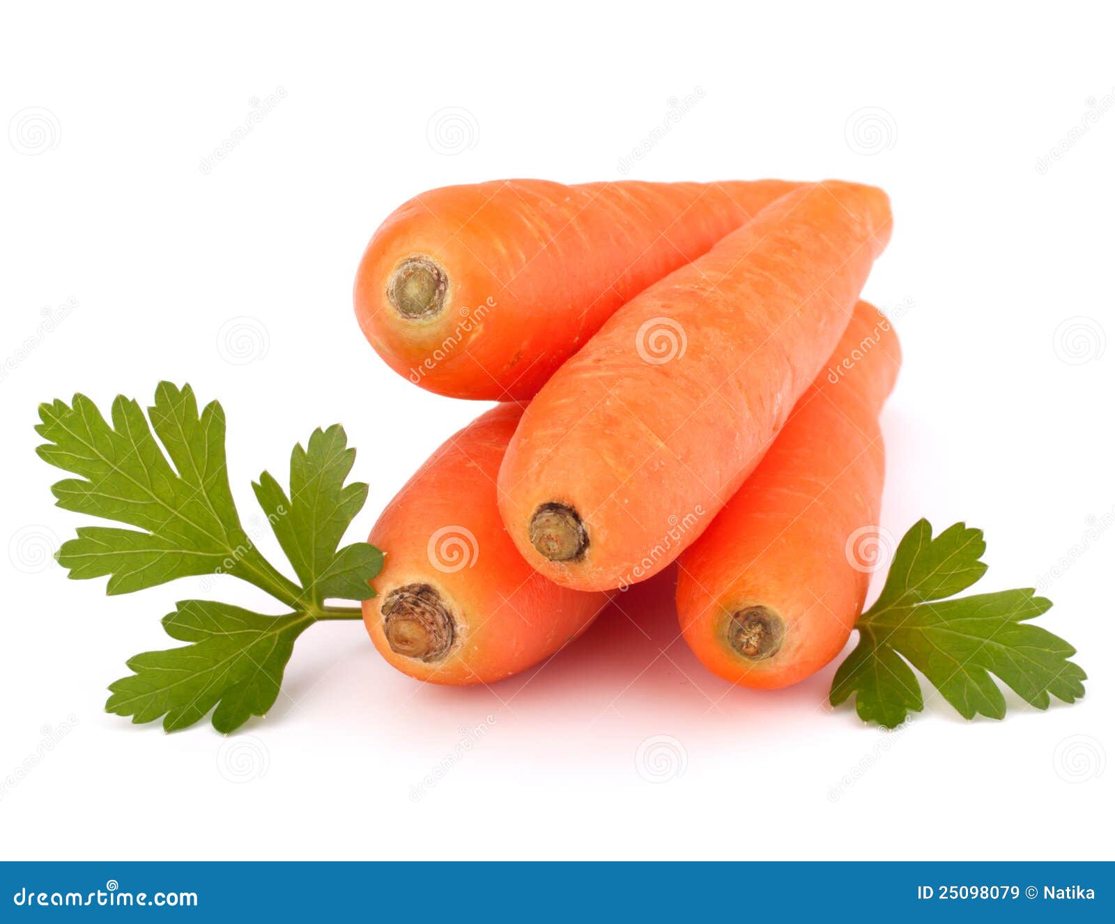 Carrot tubers stock image. Image of food, green, background 25098079