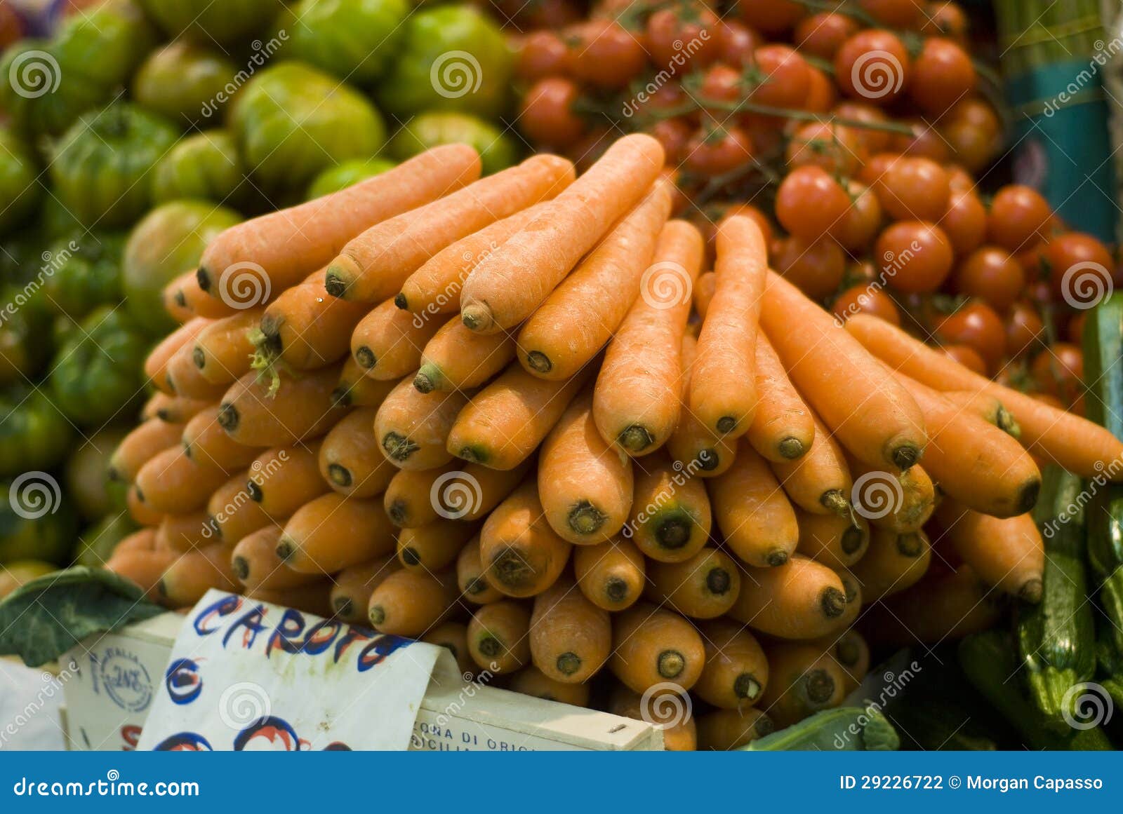 Carrots for sale stock photo. Image of marketplace, grocery 29226722