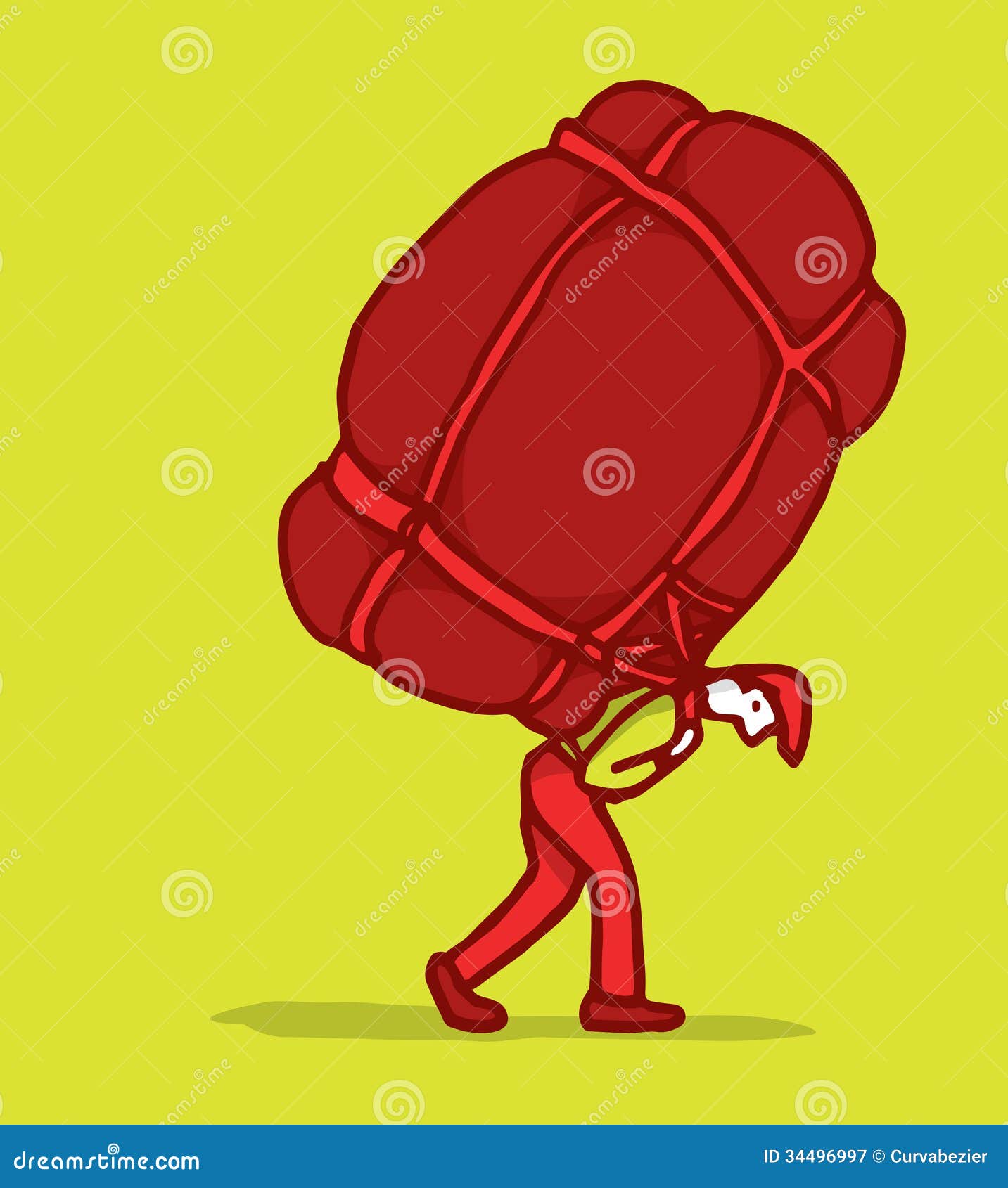 clipart man carrying heavy load - photo #19