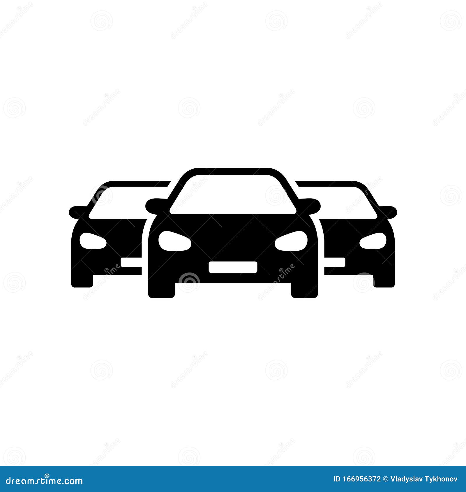 Racing Speed Car Icon. Car Type Simple Icon. Transport Element