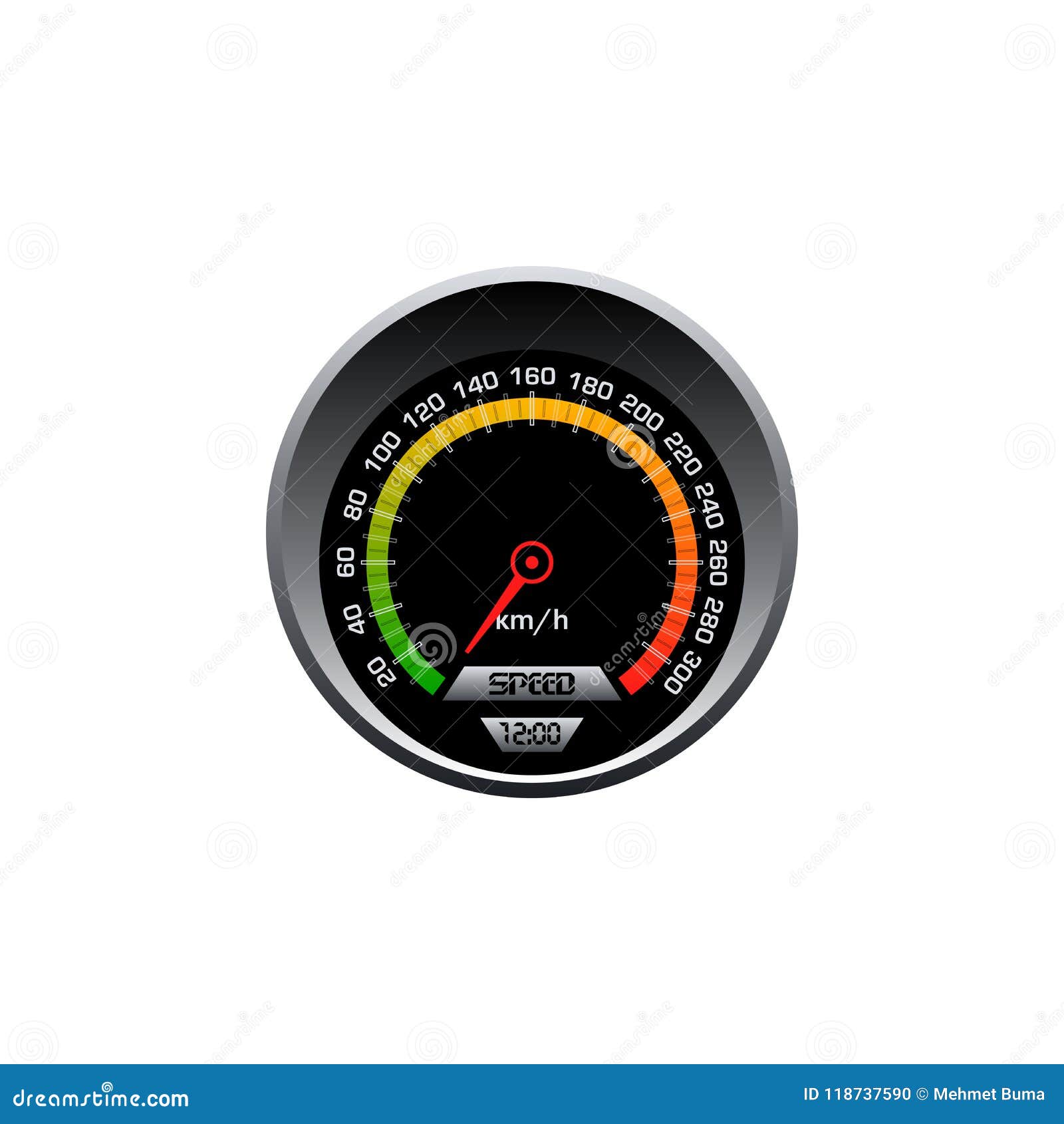 Cars speedometer design stock vector. Illustration of display - 118737590