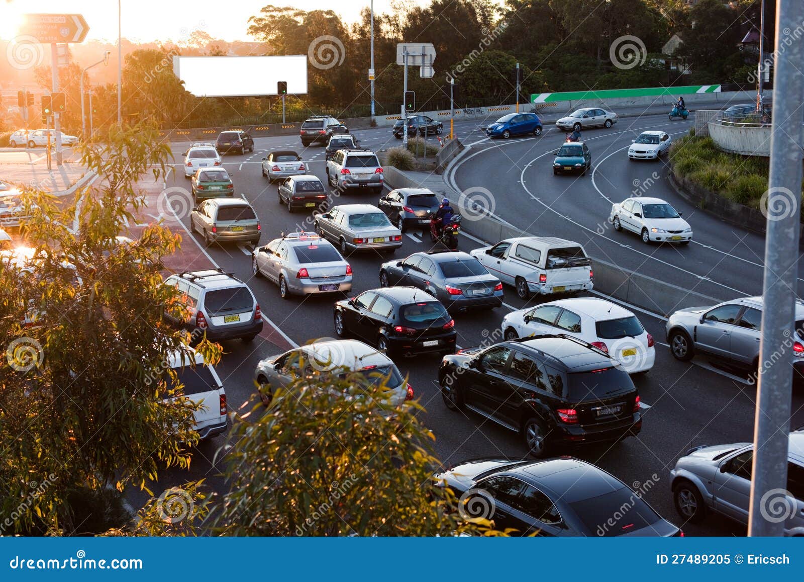 Cars in traffic stock image. Image of mode, commuter 27489205