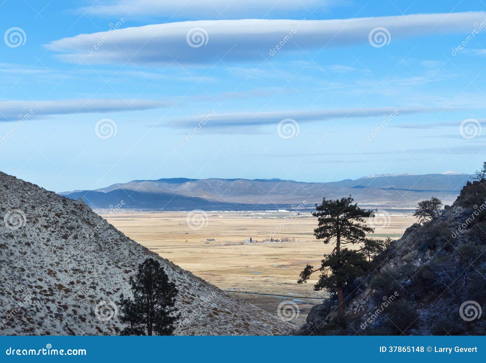 the carson river valley, nevada