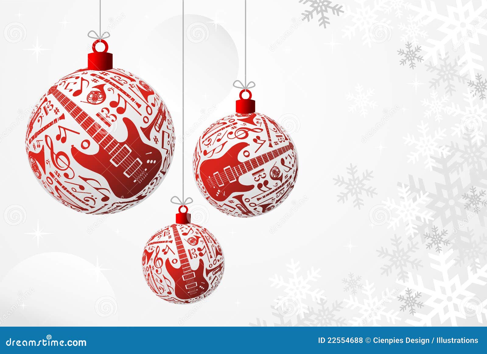 Cartão de Natal da música ilustração do vetor. Ilustração de baixo - 22554688 Cartão de Natal da música ilustração do vetor. Ilustração de baixo - 22554688