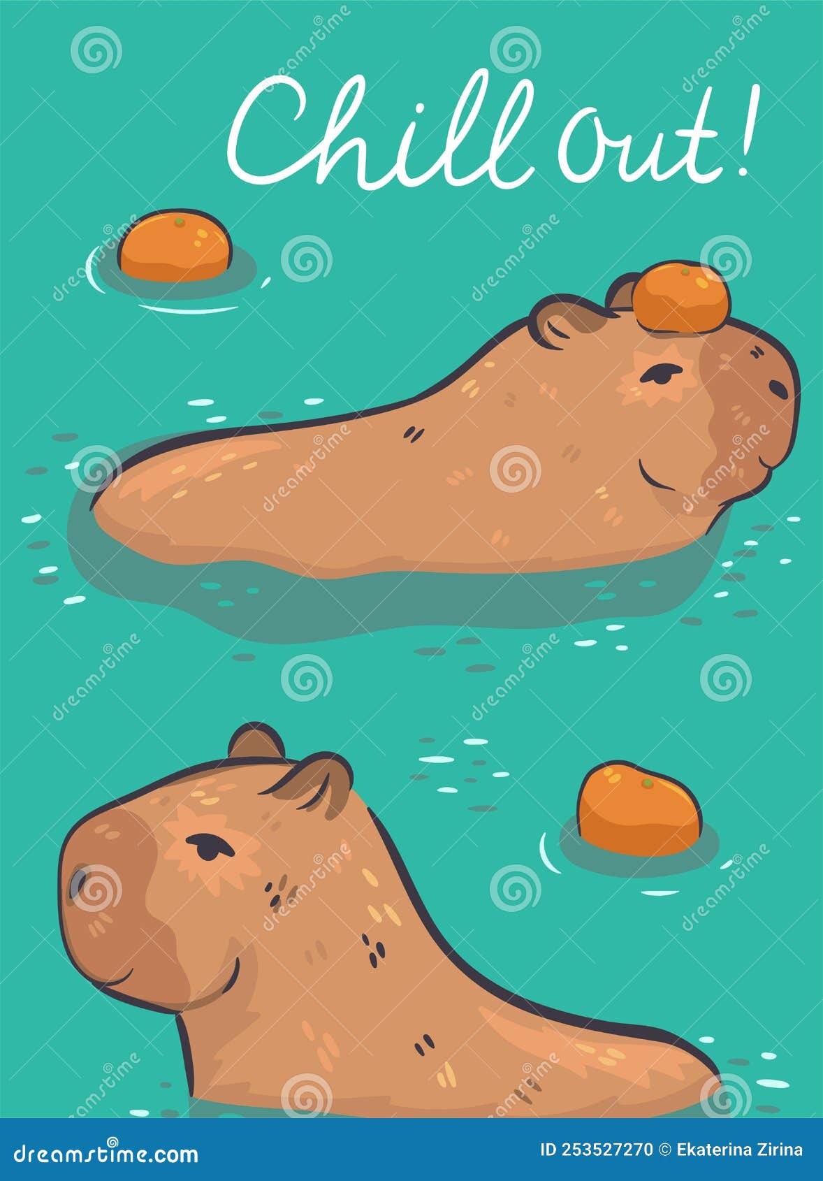 Imagens vetoriais Capivara