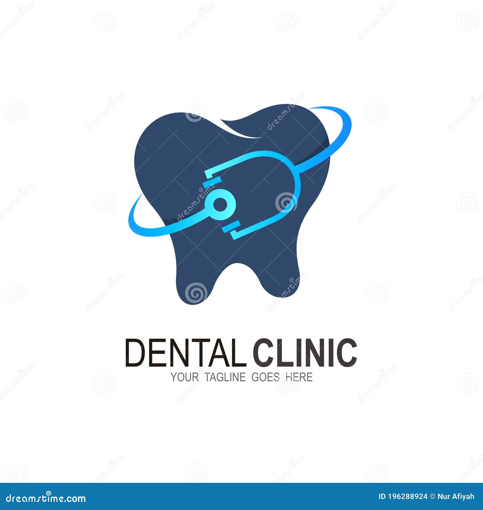 Dentist Logo, Logo of the Dental Association Stock Vector