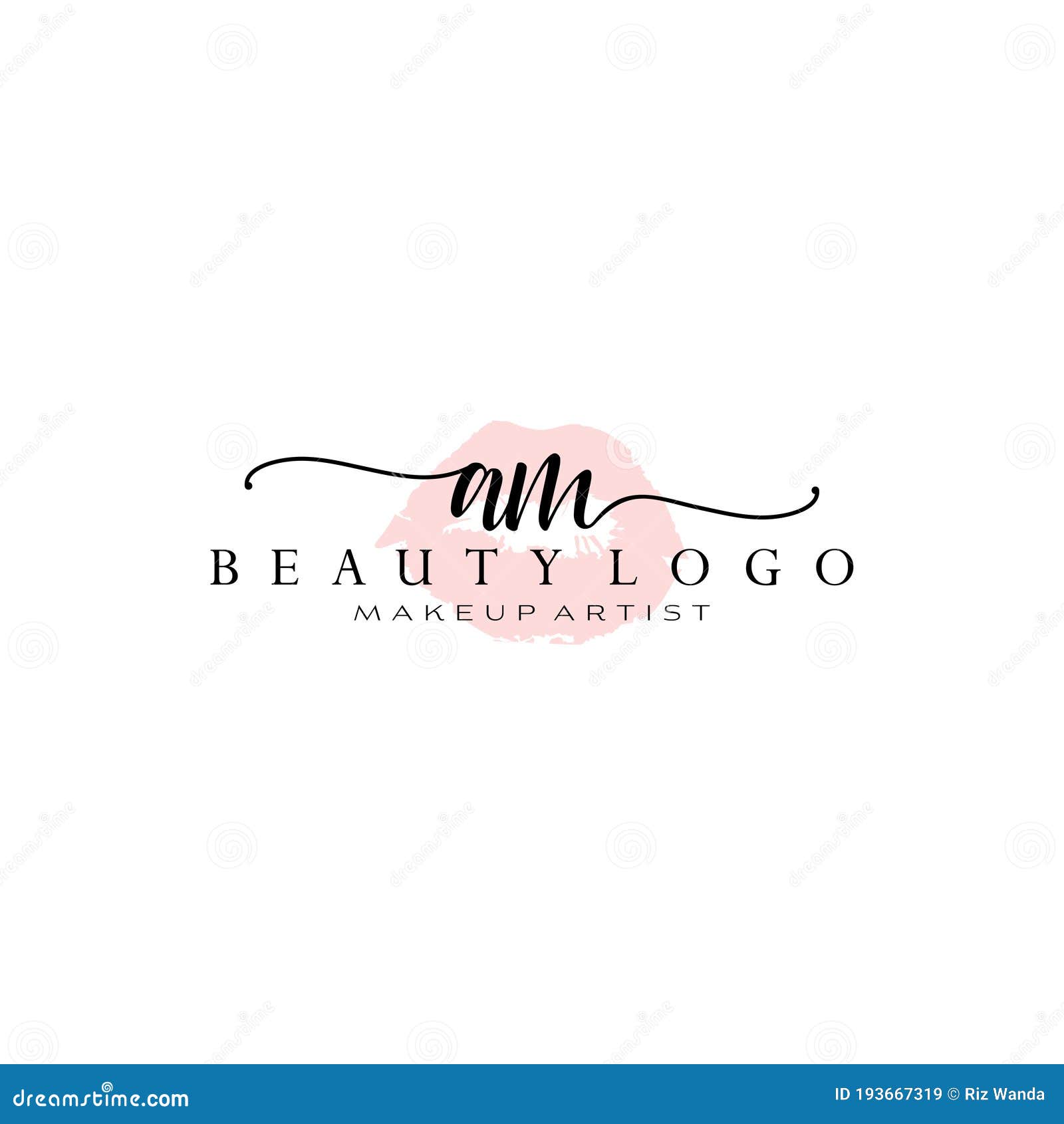 Carta Au Acuarela Labios Prefabricados Logo Diseño Logo Para Maquillaje  Artista Marca De Negocios Marca De Belleza Rubor Diseño Lo Ilustración del  Vector - Ilustración de tinta, belleza: 193667319
