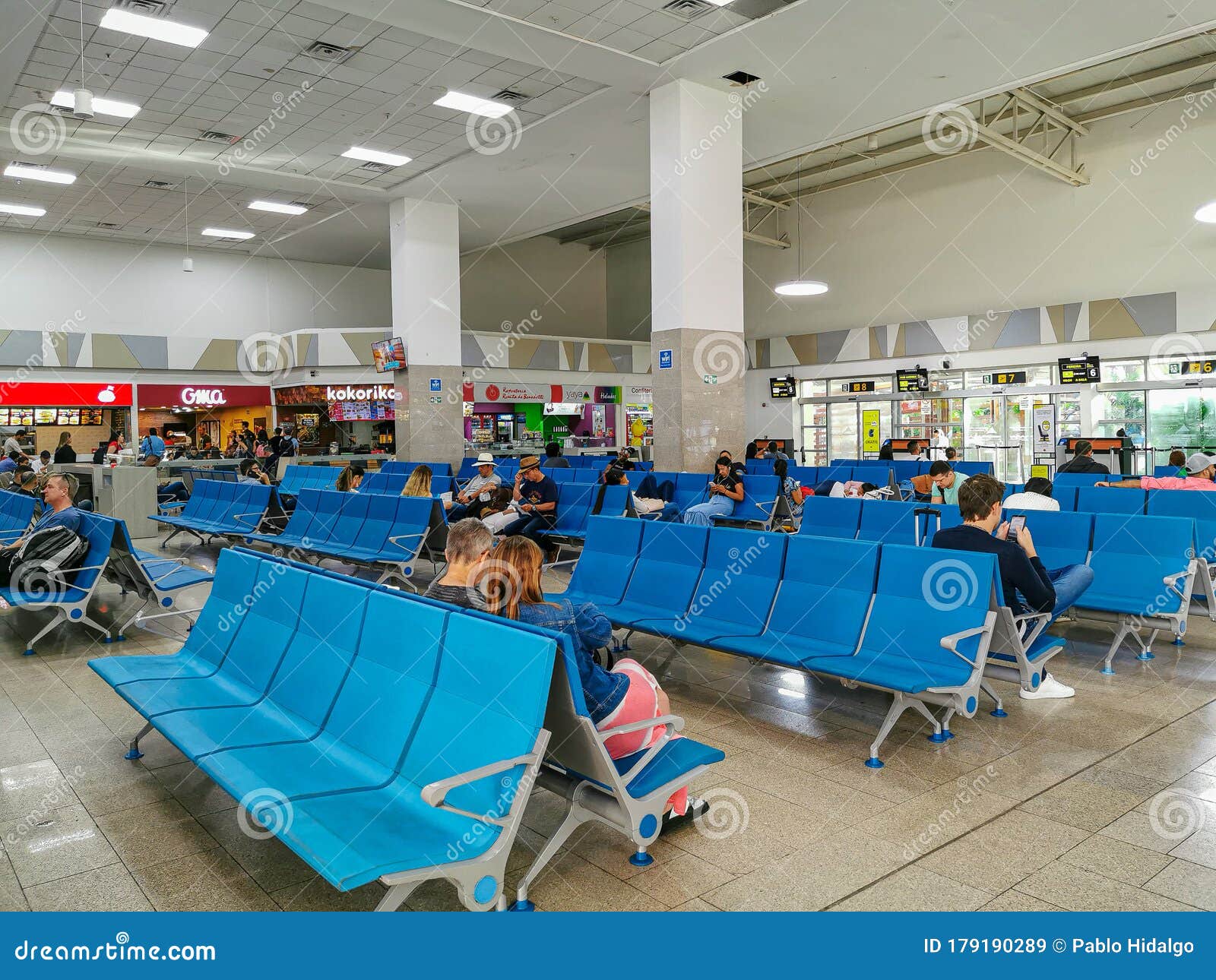 Cartagena, Colombia NOVEMBER 07, 2019 Terminal of Cartagena Airport