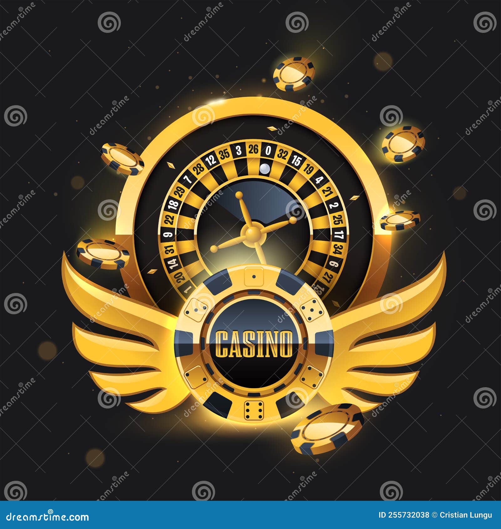 jogo de casino online com cartas de jogar, roleta e fichas de