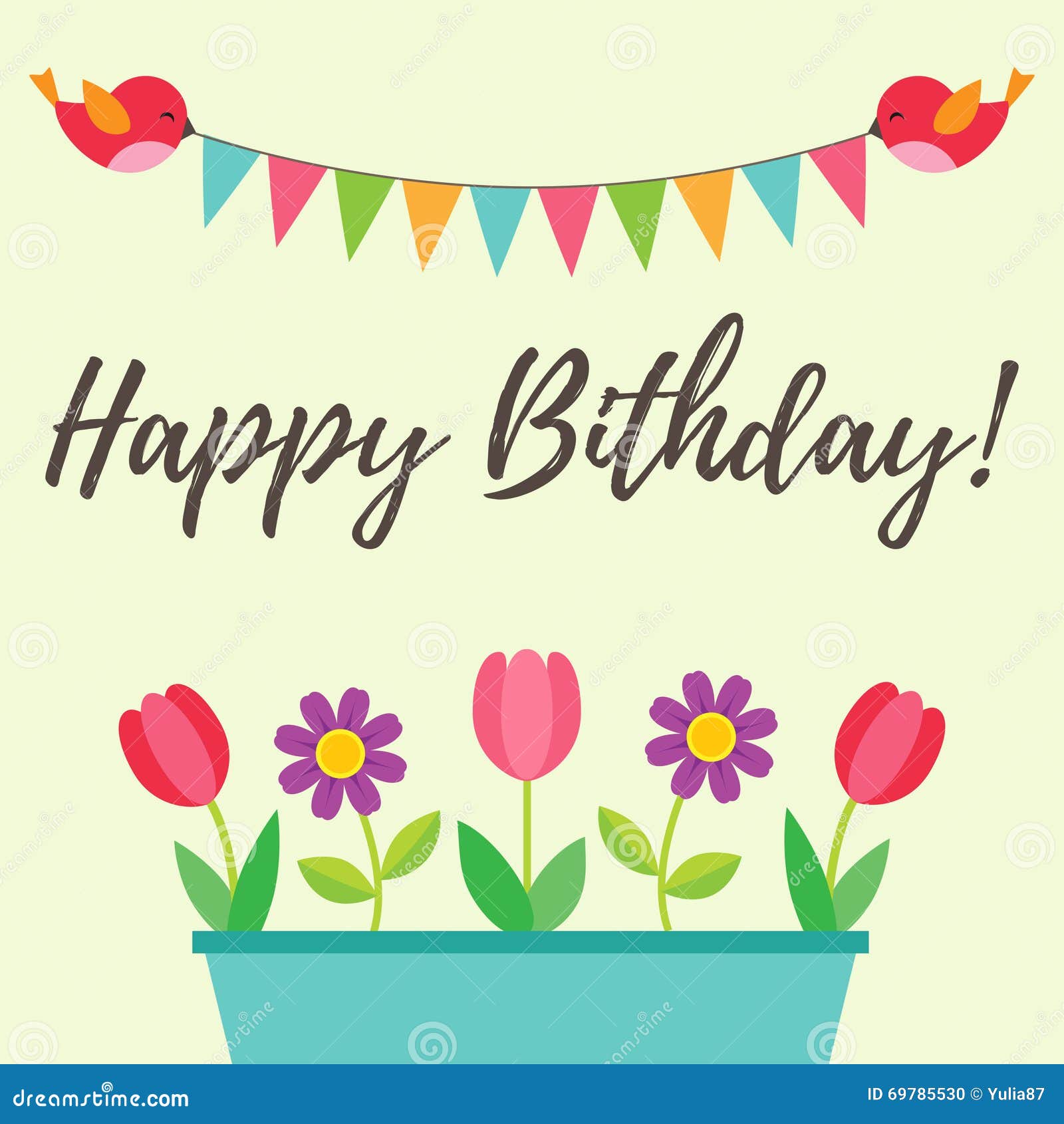 Carte D Anniversaire Avec Des Oiseaux Et Des Fleurs Illustration De Vecteur Illustration Du Carte Oiseaux Carte D Anniversaire Avec Des Oiseaux Et Des Fleurs Illustration De Vecteur Illustration Du Carte Oiseaux