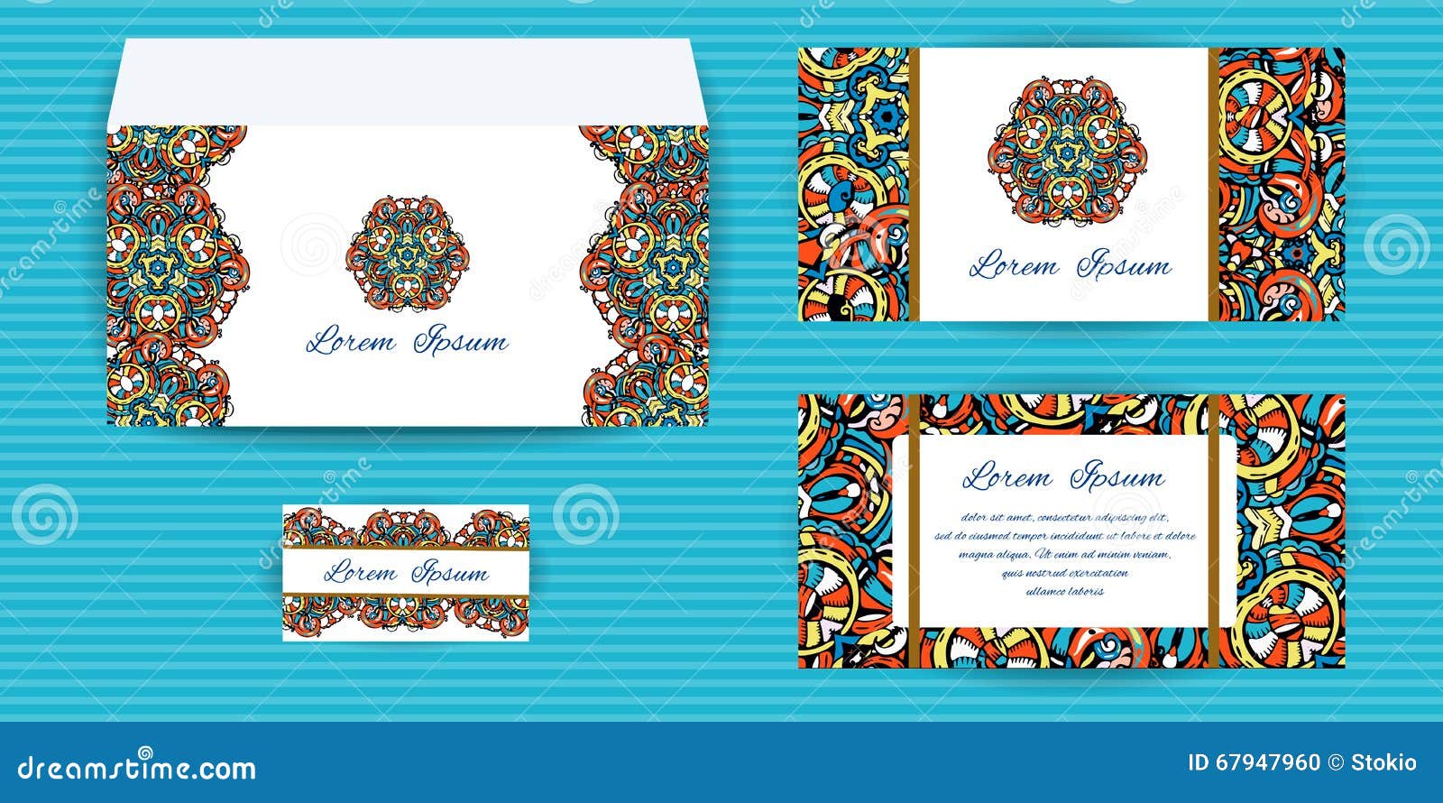 Calibre D Invitation De Mariage D Enveloppe Avec Le Modele De Fleur Illustration De Vecteur Illustration Du Enveloppe Modele 95297188