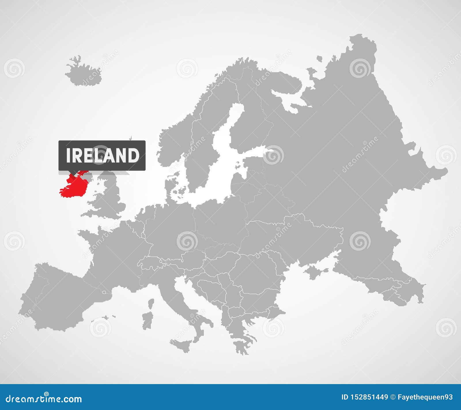 Carte D Union Europeenne Avec L Identication De L Irlande Illustration De Vecteur Illustration Du Navigation Indicateur Carte D Union Europeenne Avec L Identication De L Irlande Illustration De Vecteur Illustration Du Navigation Indicateur