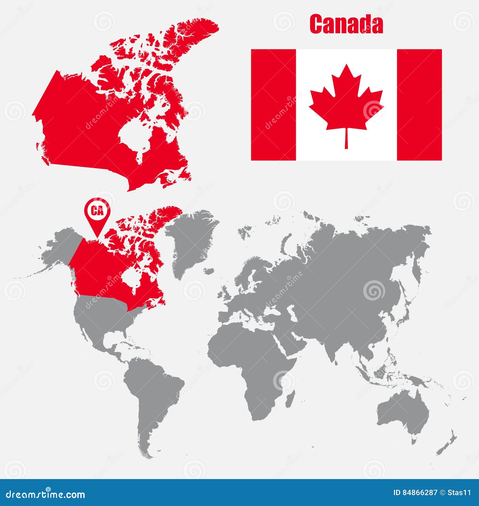 canada carte du monde