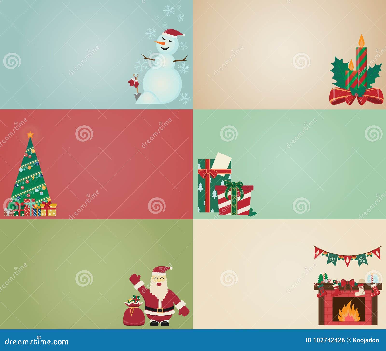 Carte De Concept De Noel Illustration De Vecteur Illustration Du Noel