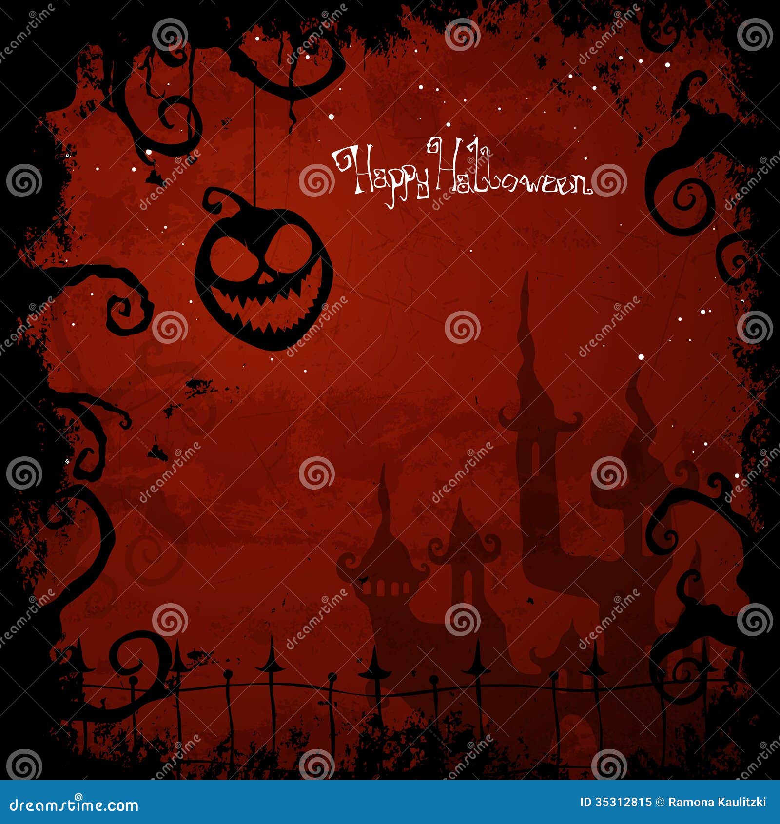 Carte de Halloween. Illustration d'un fond abstrait de Halloween