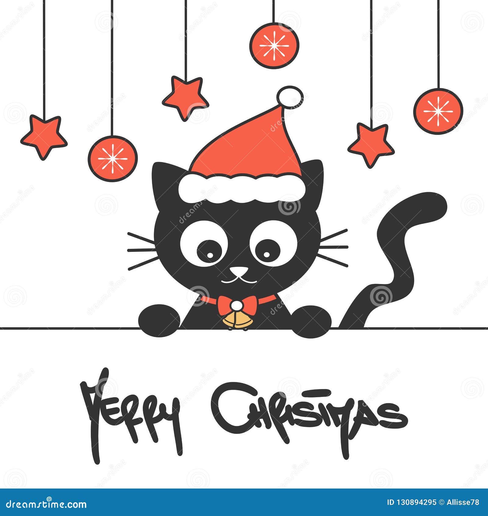 Cartes De Voeux Papeterie Joyeux Noel Avec Amour Du Chat Carte o Com Ph