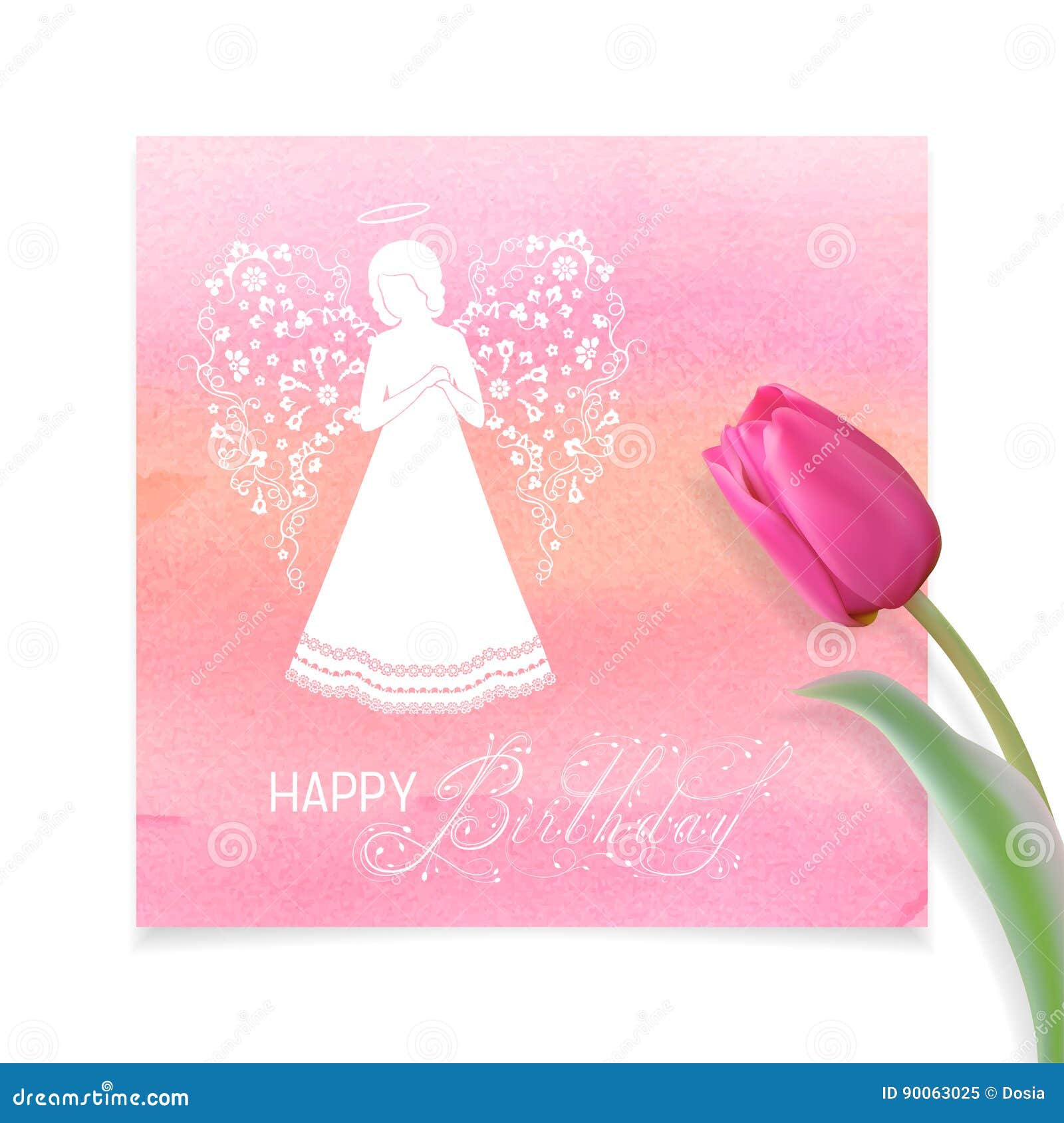 Carte De Joyeux Anniversaire Illustration De Vecteur Illustration Du Joyeux Anniversaire