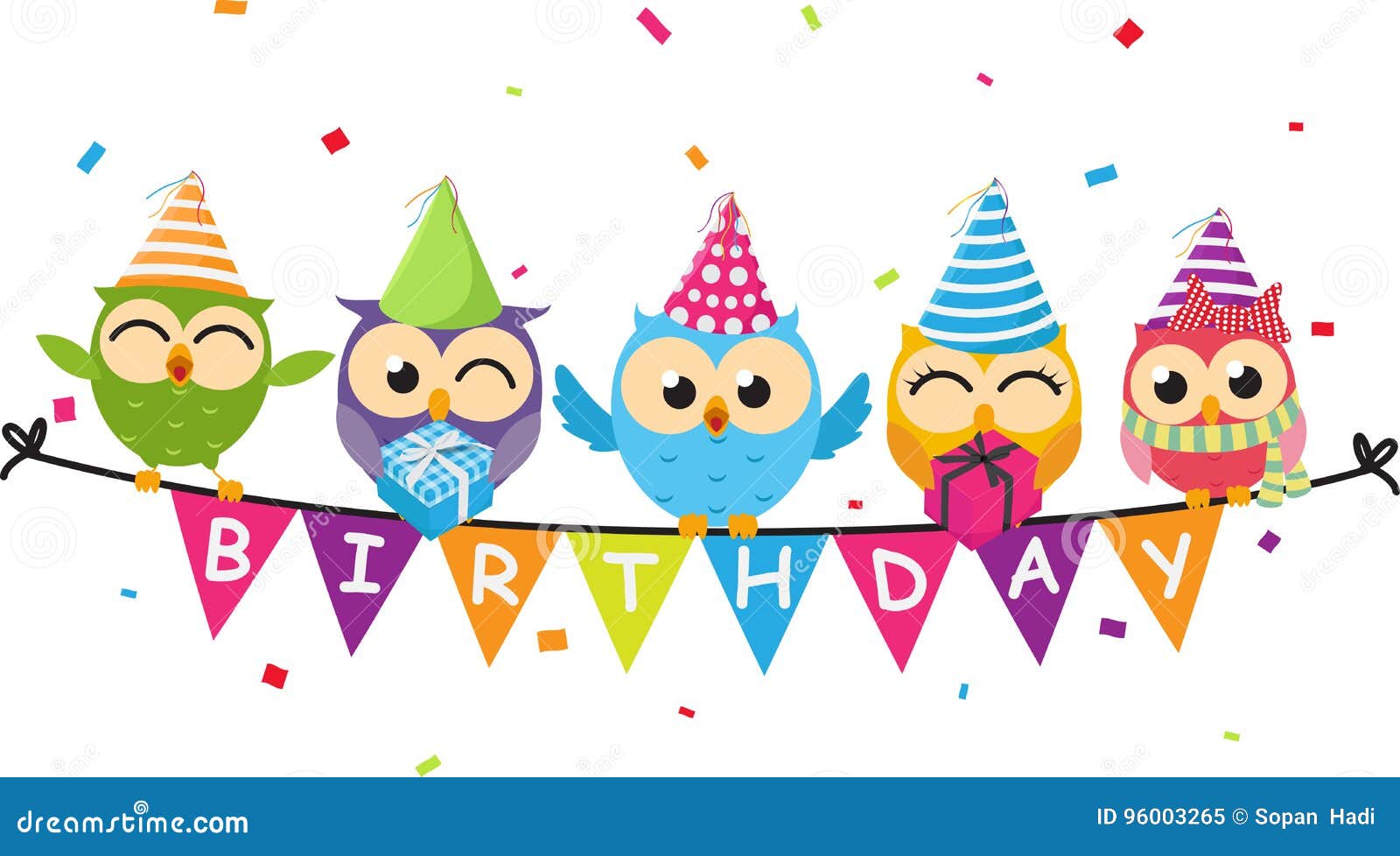 Carte De Joyeux Anniversaire Avec Le Drapeau De Hibou Et D Etamine Illustration De Vecteur Illustration Du Fete Festif Carte De Joyeux Anniversaire Avec Le Drapeau De Hibou Et D Etamine Illustration De Vecteur Illustration Du Fete Festif