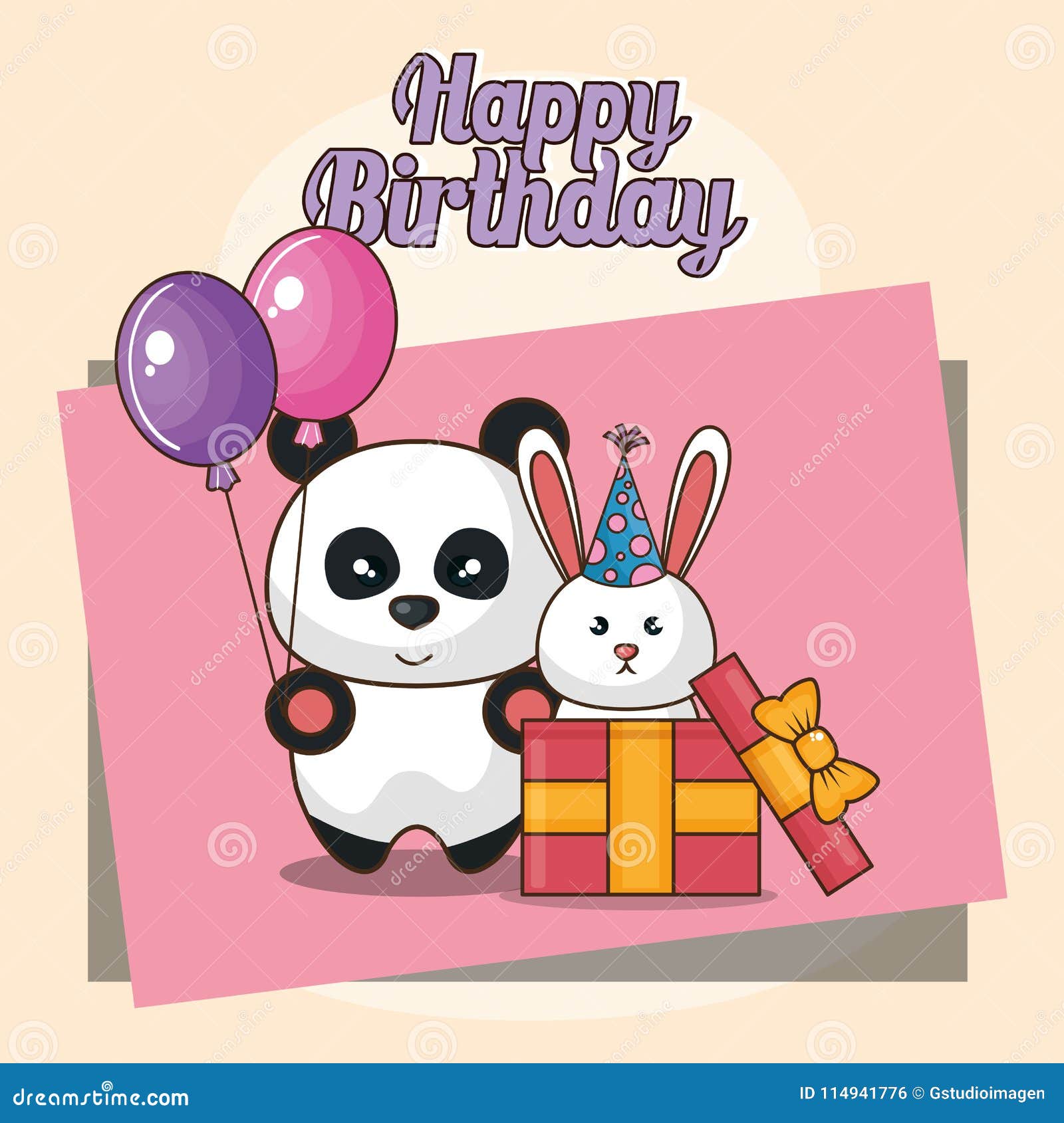 Carte De Joyeux Anniversaire Avec Les Animaux Mignons Illustration De Vecteur Illustration Du Avec Animaux Carte De Joyeux Anniversaire Avec Les Animaux Mignons Illustration De Vecteur Illustration Du Avec Animaux