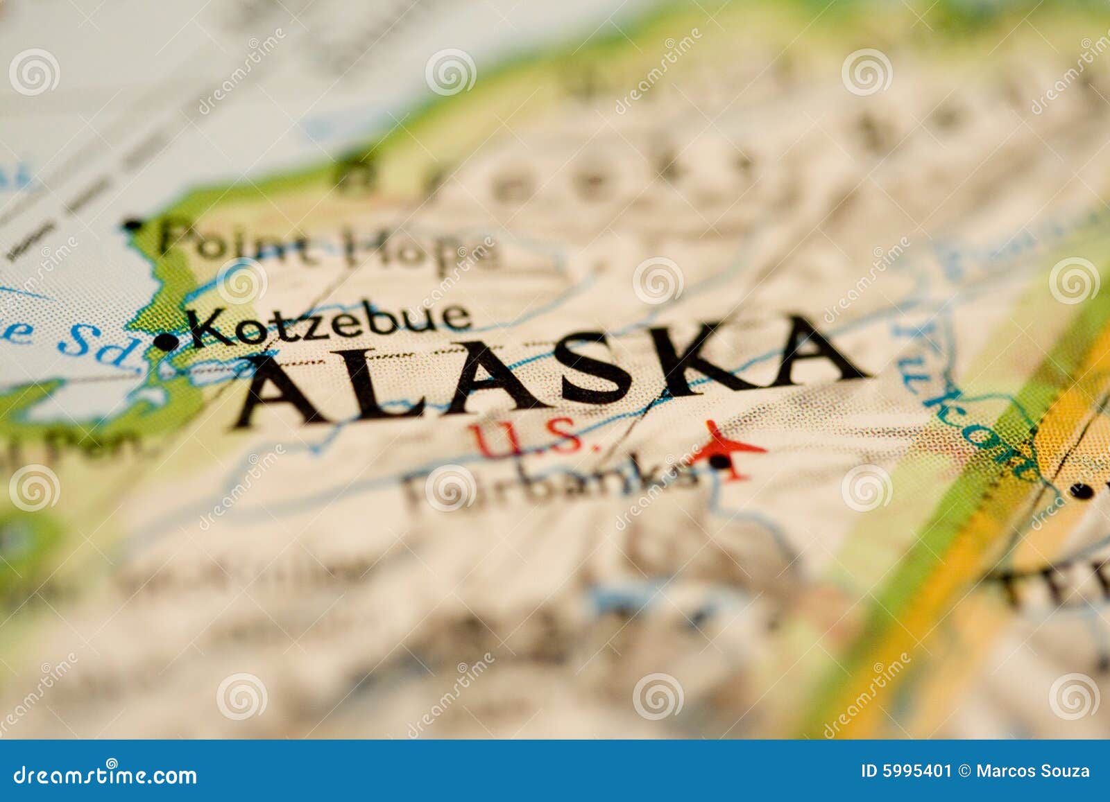 Carte de l'Alaska image stock. Image du carte, alaska - 5995401