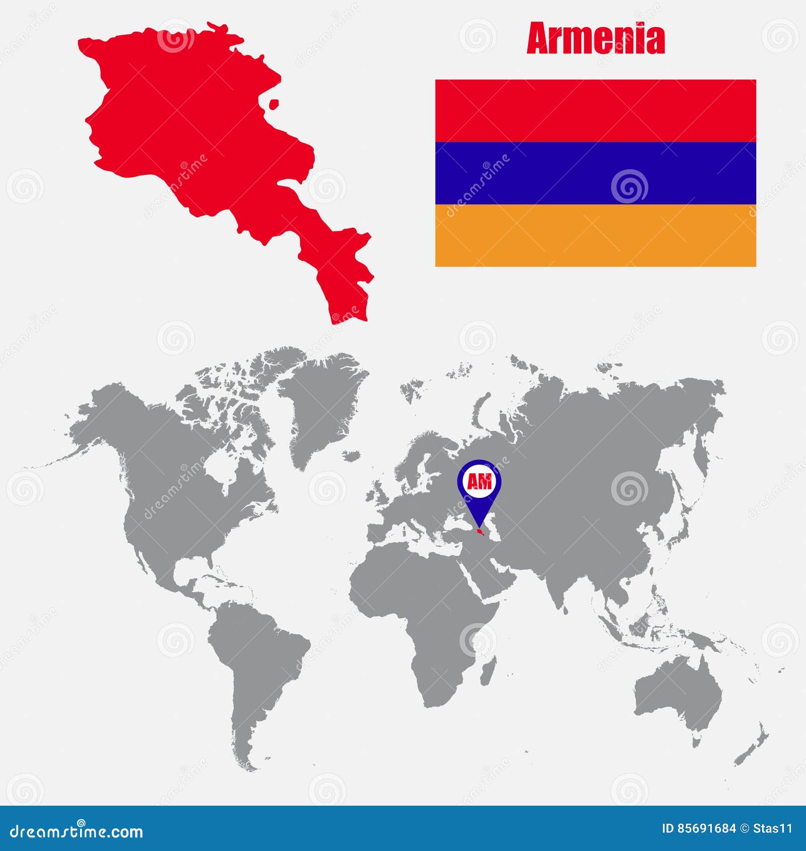arménie carte du monde