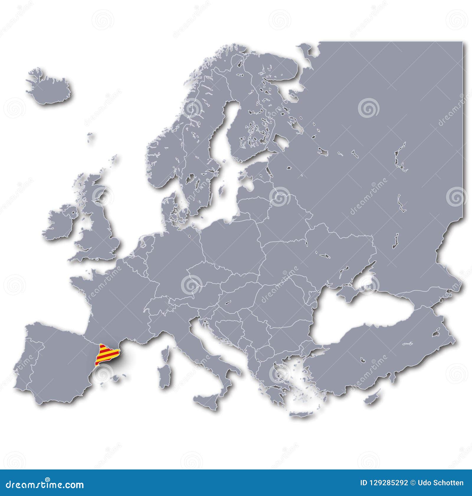 wallpapers Catalogne Carte Europe https fr dreamstime com carte l europe catalogne image129285292