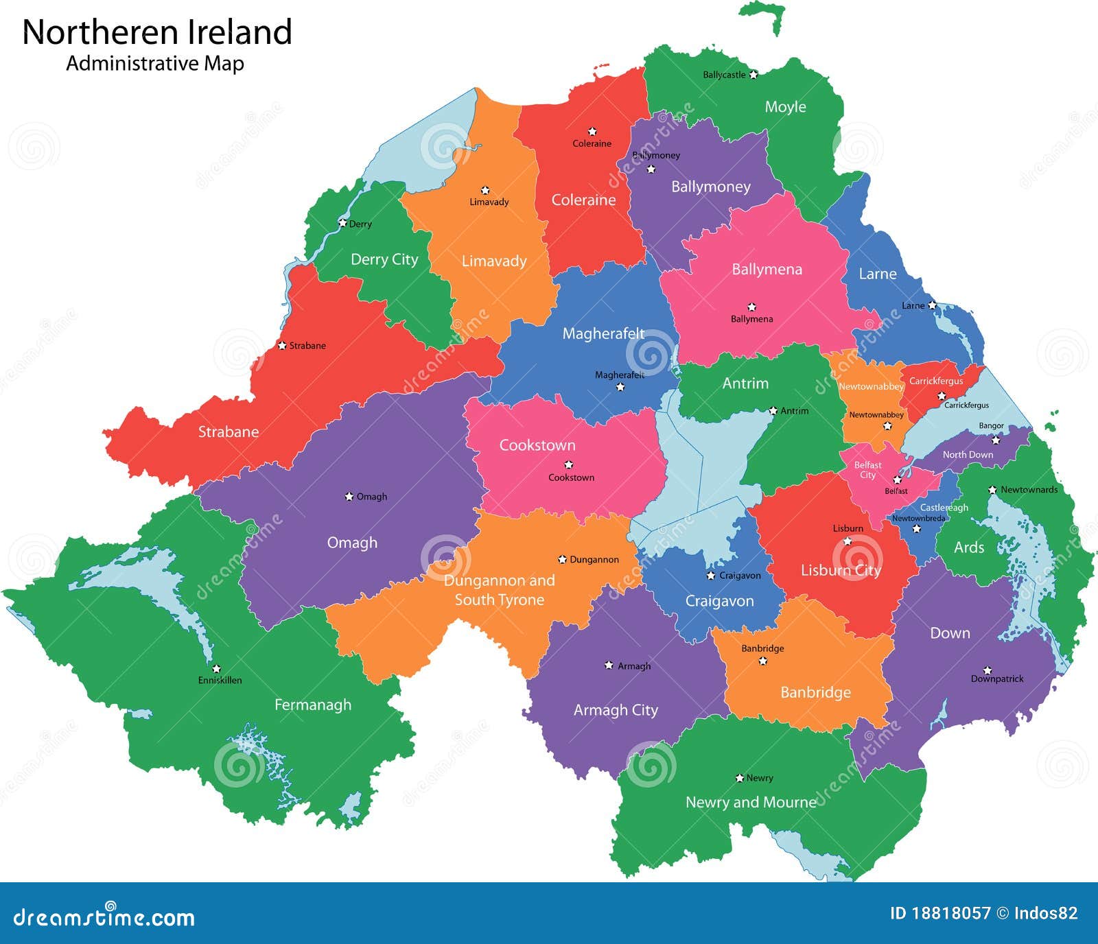Carte De L Irlande Du Nord Illustration De Vecteur Illustration Du Forme Carte De L Irlande Du Nord Illustration De Vecteur Illustration Du Forme