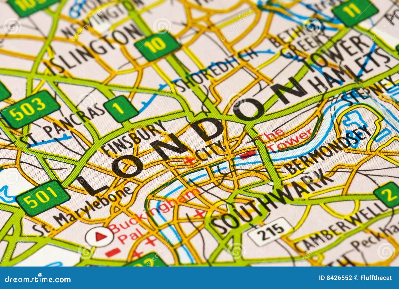 Carte de Londres photo stock. Image du compas, carte, sens - 8426552