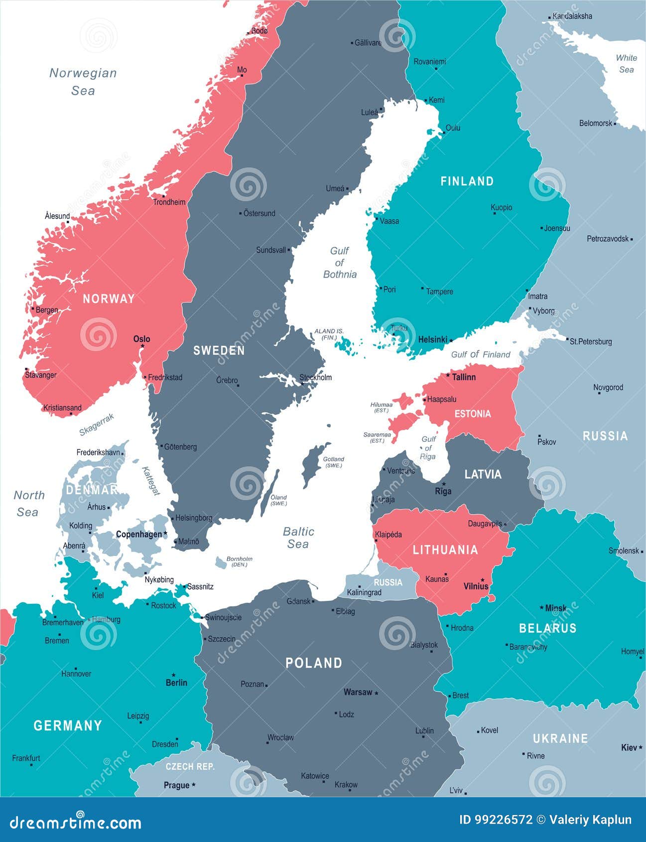 mer baltique carte