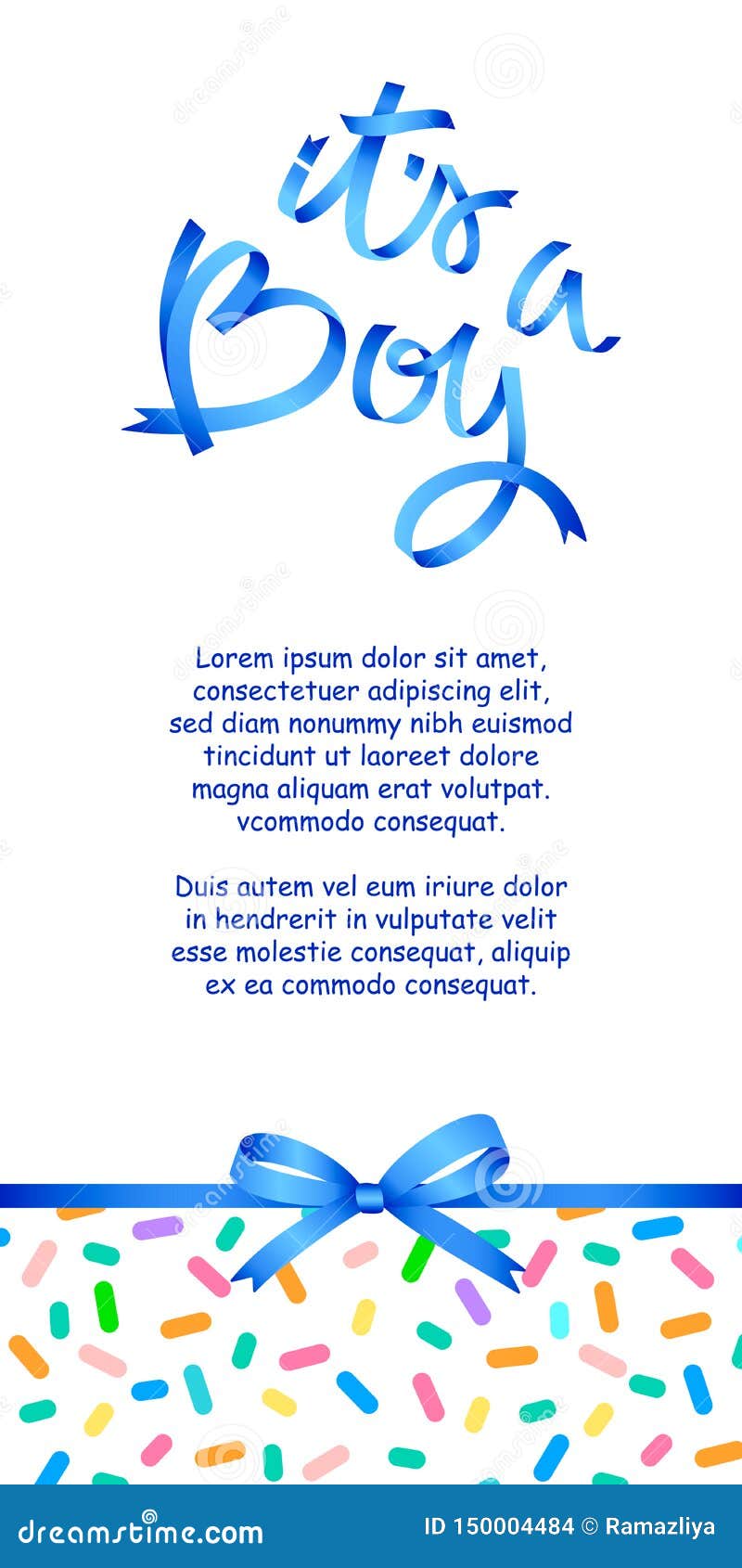 Carte De Voeux De Calligraphie Sa Un Garcon Element De Carte De Lettrage De Naissance De Fete De Naissance Ou De Bebe Il S Un Illustration De Vecteur Illustration Du