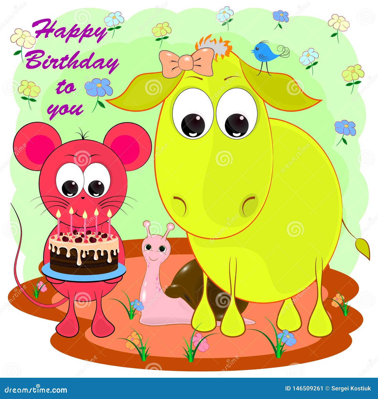 Carte De Voeux D Anniversaire Avec L Ane Et La Souris Illustration De Vecteur Illustration Du Illustration Conception Carte De Voeux D Anniversaire Avec L Ane Et La Souris Illustration De Vecteur Illustration Du Illustration Conception
