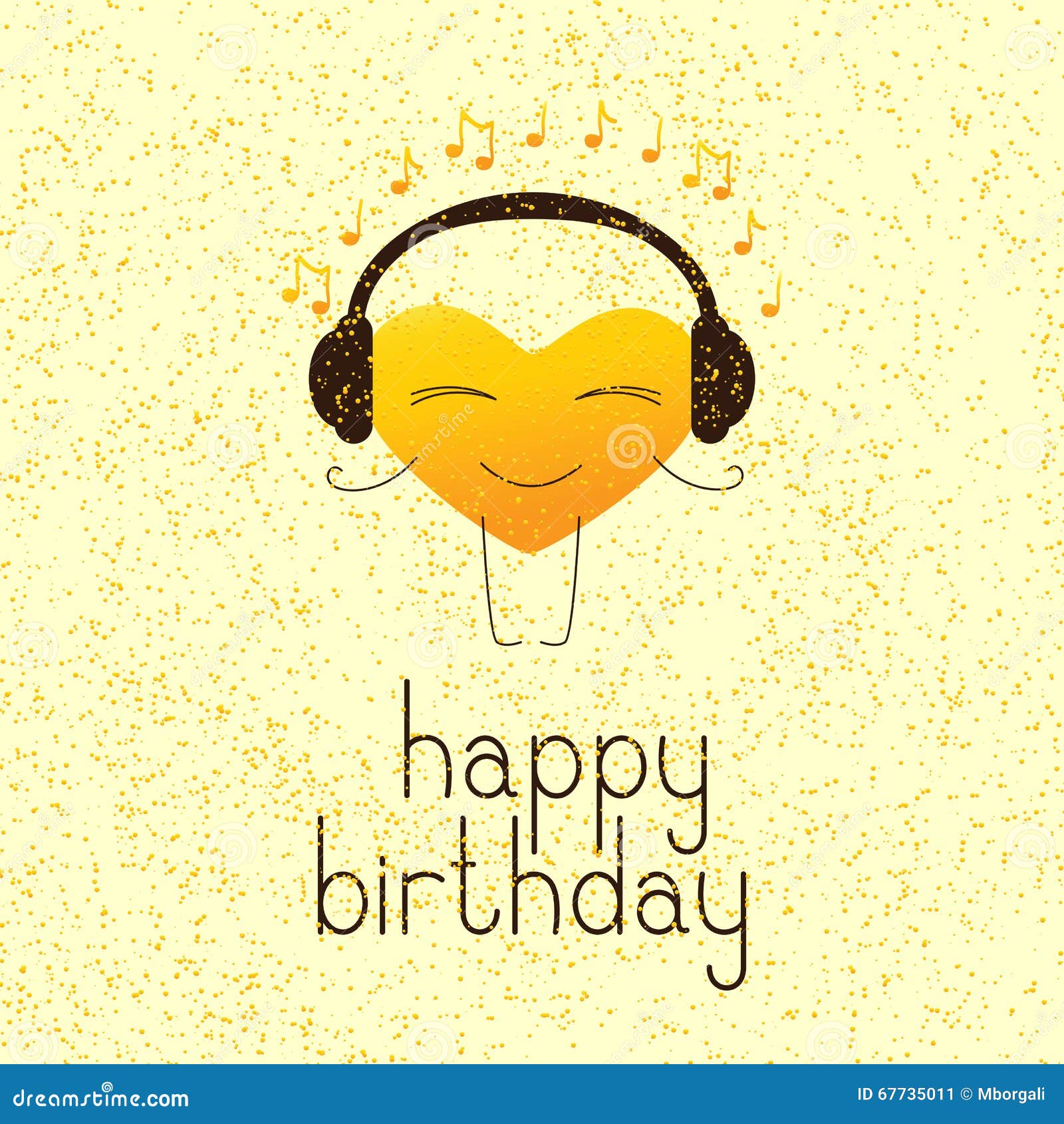 Carte De Voeux De Joyeux Anniversaire Avec Le Caractere Musical De Coeur Illustration De Vecteur Illustration Du Salutation Impressionnant Carte De Voeux De Joyeux Anniversaire Avec Le Caractere Musical De Coeur Illustration De Vecteur Illustration Du Salutation Impressionnant