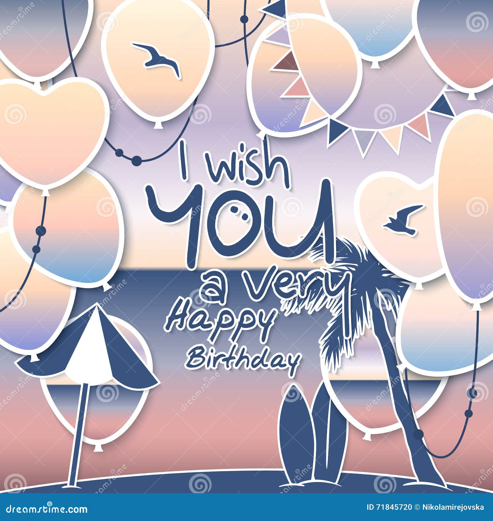 Carte De Voeux De Joyeux Anniversaire Ballons De Gradient Avec La Mer Et Le Ciel Drapeaux Et Cordes Colores D Etamine Paume D Arb Illustration De Vecteur Illustration Du Drapeaux Avec Carte De Voeux De Joyeux Anniversaire Ballons De Gradient Avec La Mer Et Le Ciel Drapeaux Et Cordes Colores D Etamine Paume D Arb Illustration De Vecteur Illustration Du Drapeaux Avec