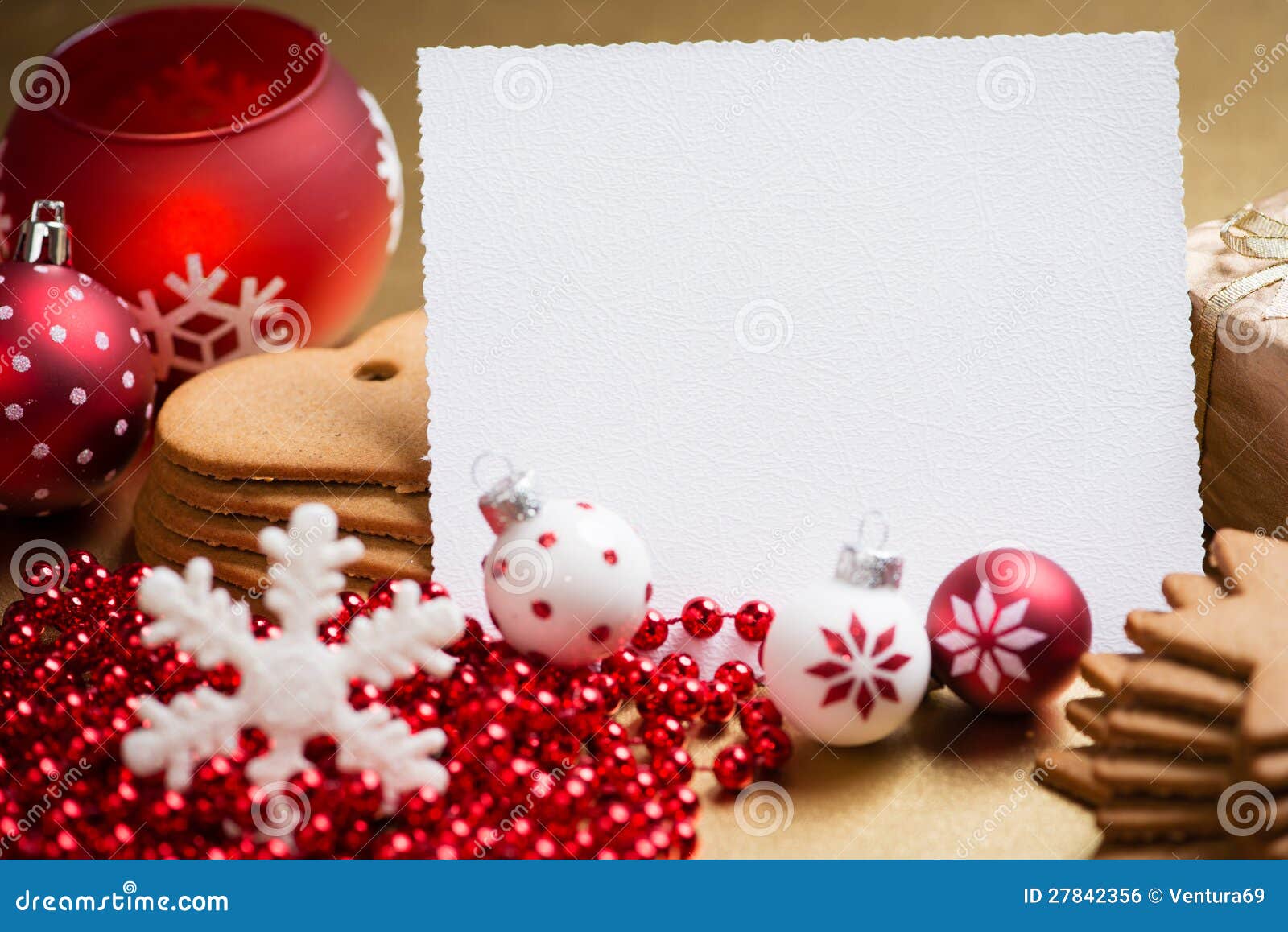 Carte De Voeux De Noël Avec L'espace Pour Le Texte Photo ...